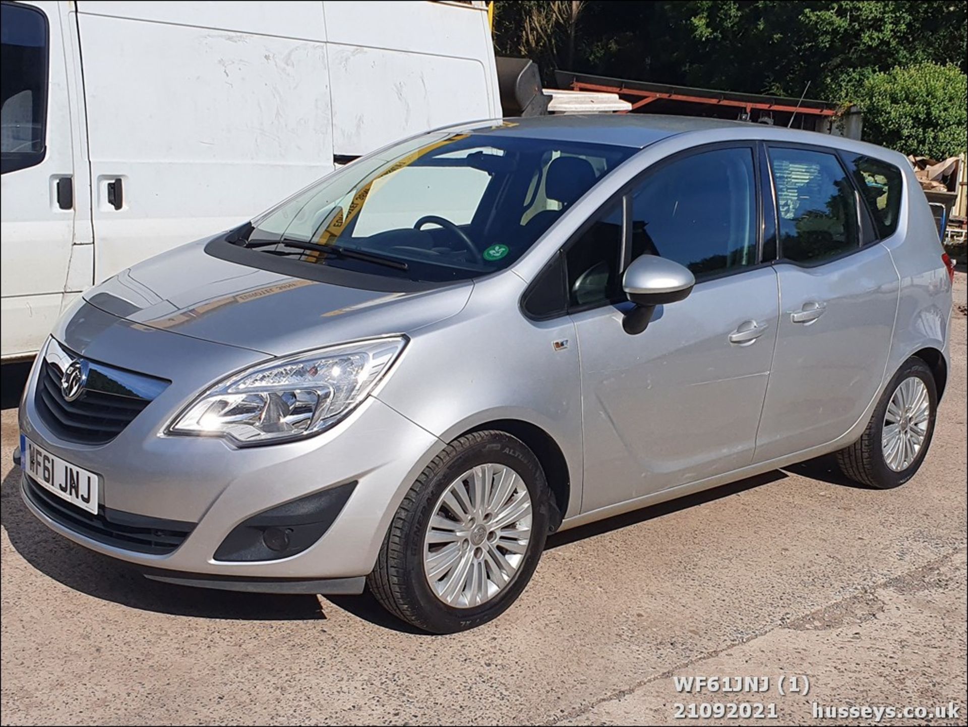 11/61 VAUXHALL MERIVA EXCITE TURBO - 1364cc 5dr MPV (Silver, 47k)