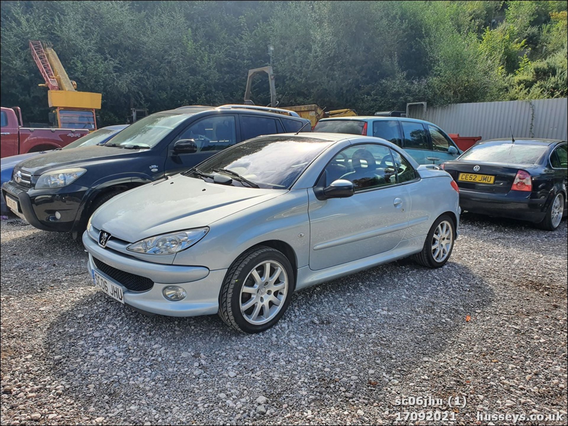 06/06 PEUGEOT 206 ALLURE CC - 1587cc 2dr Convertible (Silver, 84k) - Image 2 of 22