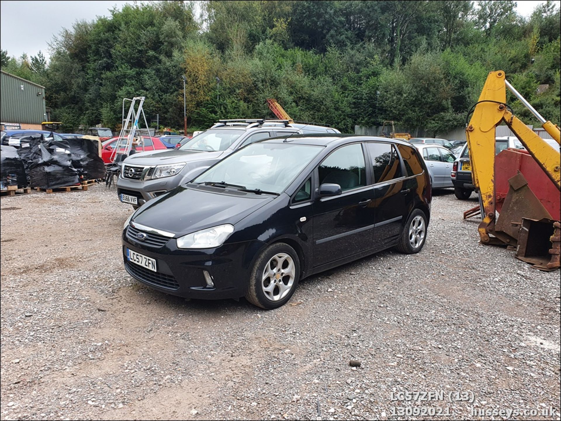 08/57 FORD C-MAX ZETEC TD 90 - 1560cc 5dr MPV (Black, 125k) - Image 13 of 17