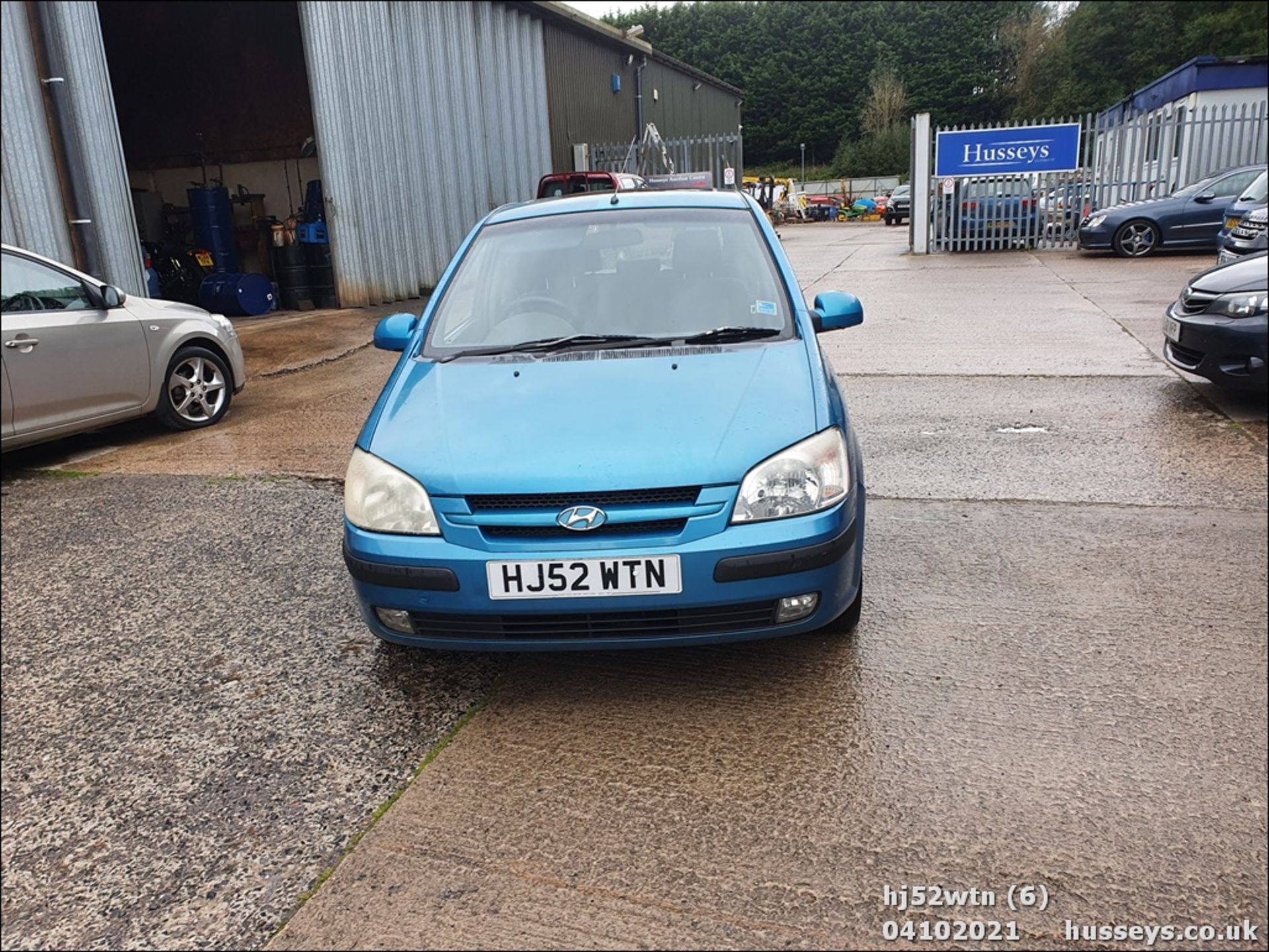 03/52 HYUNDAI GETZ CDX AUTO - 1341cc 5dr Hatchback (Blue, 54k) - Image 6 of 20