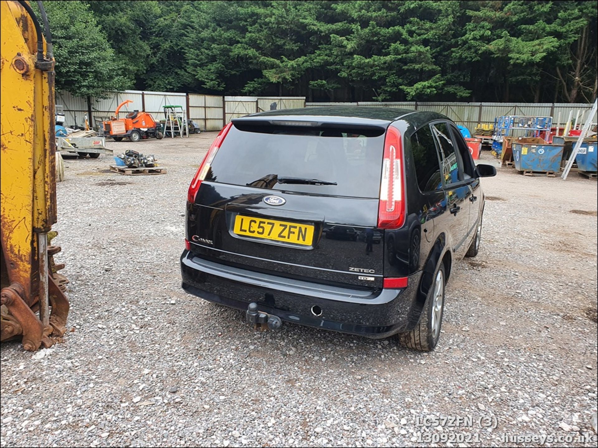 08/57 FORD C-MAX ZETEC TD 90 - 1560cc 5dr MPV (Black, 125k) - Image 3 of 17