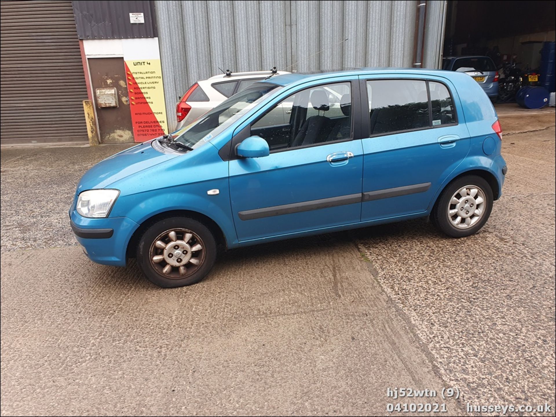 03/52 HYUNDAI GETZ CDX AUTO - 1341cc 5dr Hatchback (Blue, 54k) - Image 9 of 20