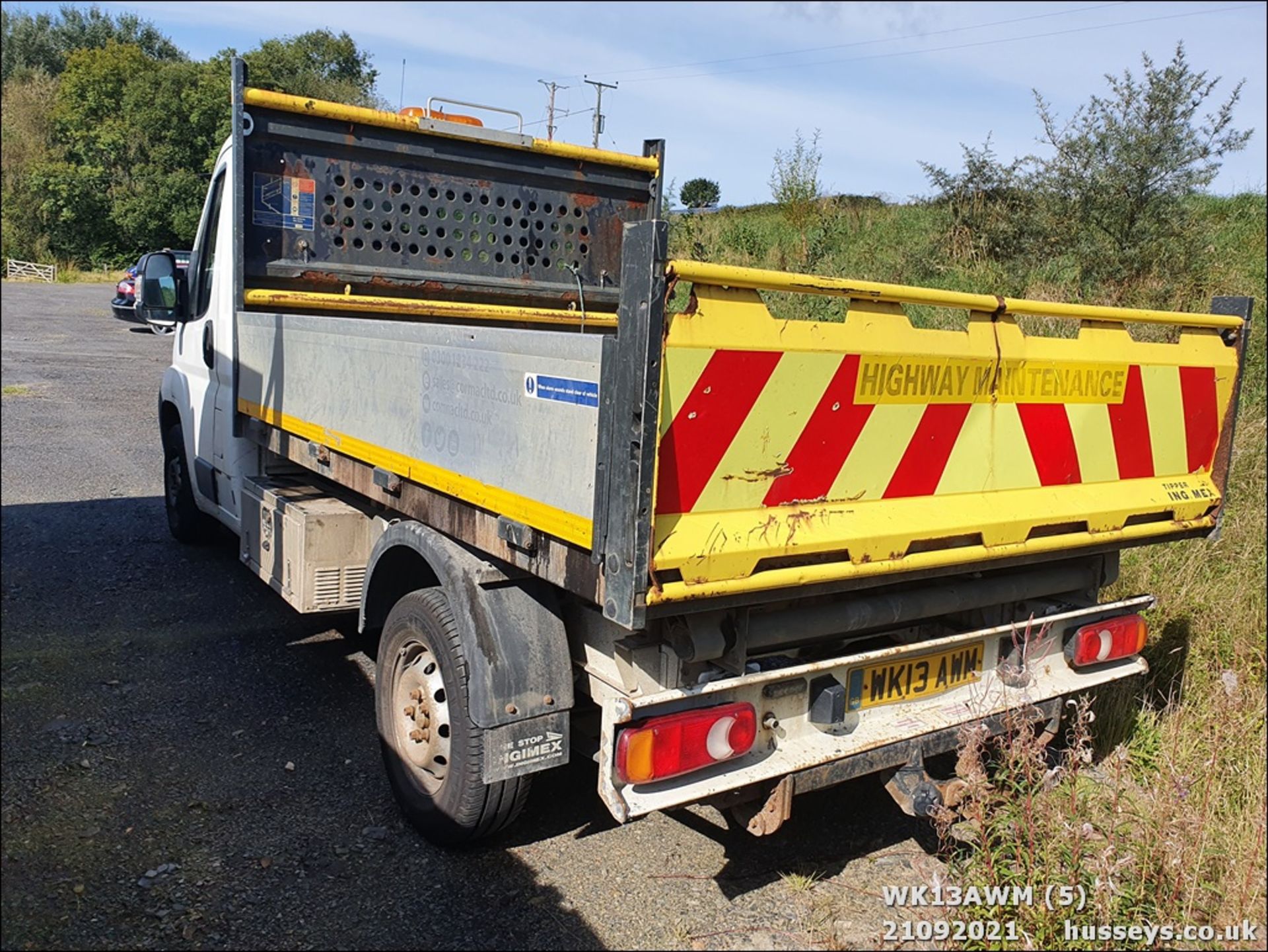 13/13 PEUGEOT BOXER 335 L3 HDI - 2198cc 2dr Tipper (White, 114k) - Image 6 of 16