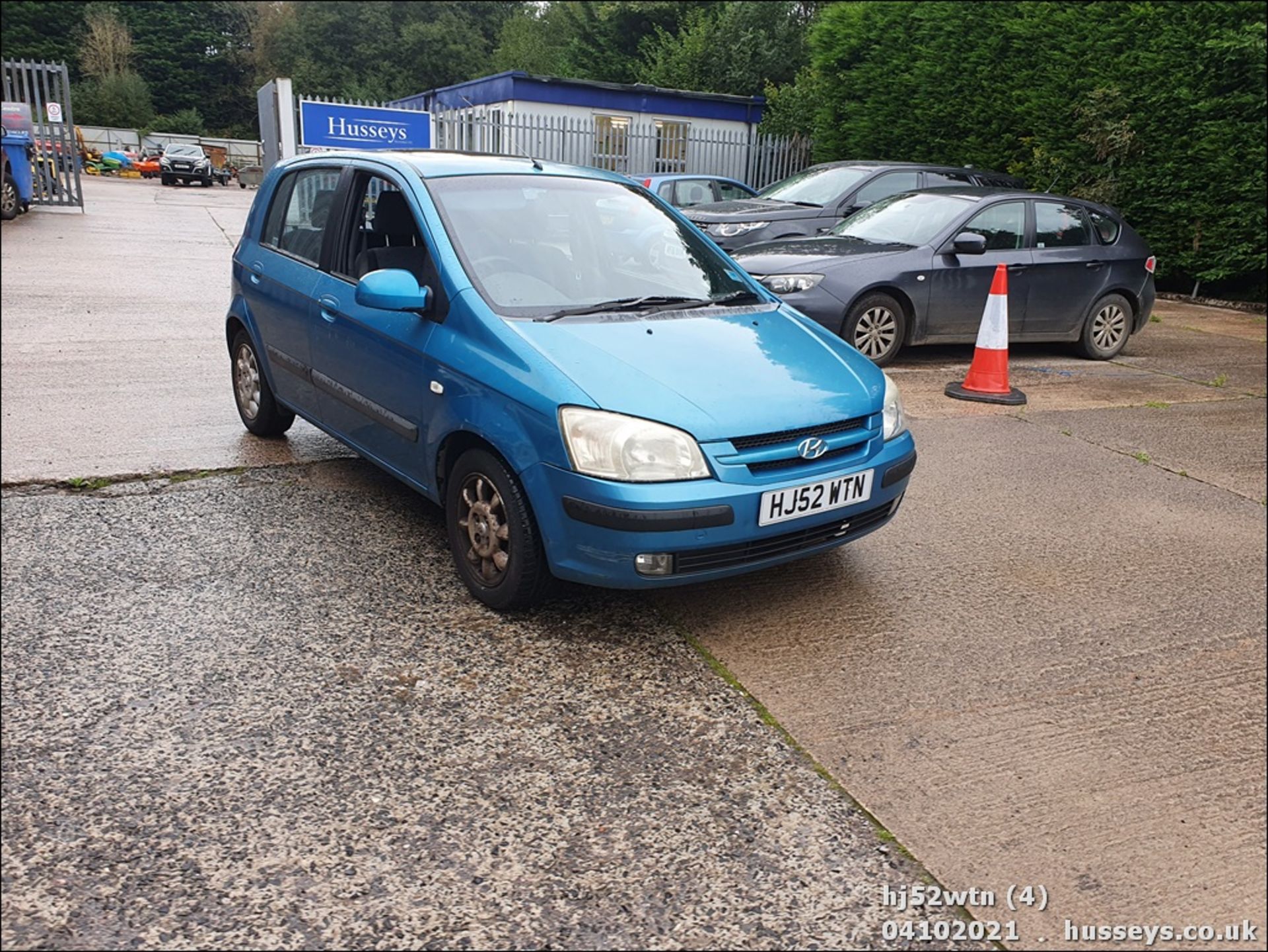 03/52 HYUNDAI GETZ CDX AUTO - 1341cc 5dr Hatchback (Blue, 54k) - Image 4 of 20