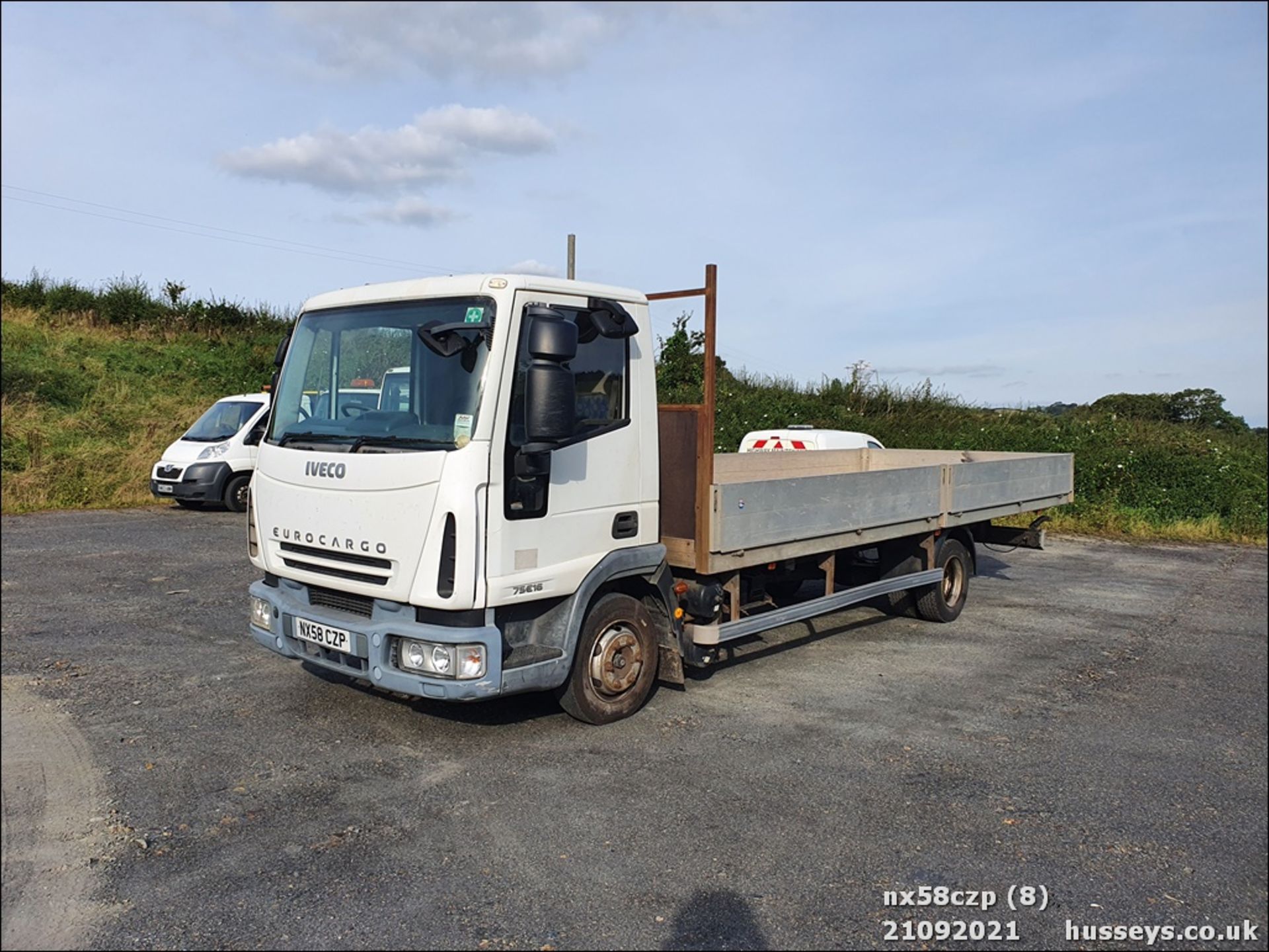 08/58 IVECO EUROCARGO ML75E16 - 3920cc 2dr Flat Bed (White, 326k) - Image 8 of 21