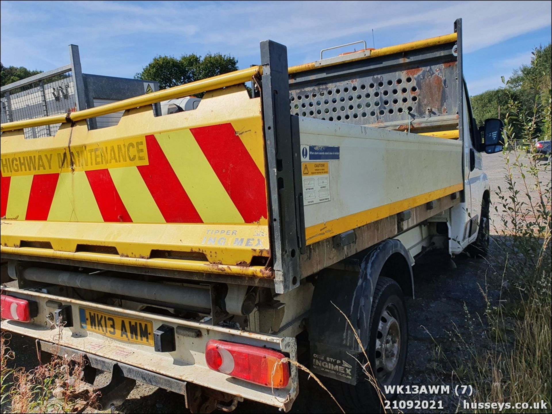 13/13 PEUGEOT BOXER 335 L3 HDI - 2198cc 2dr Tipper (White, 114k) - Image 8 of 16