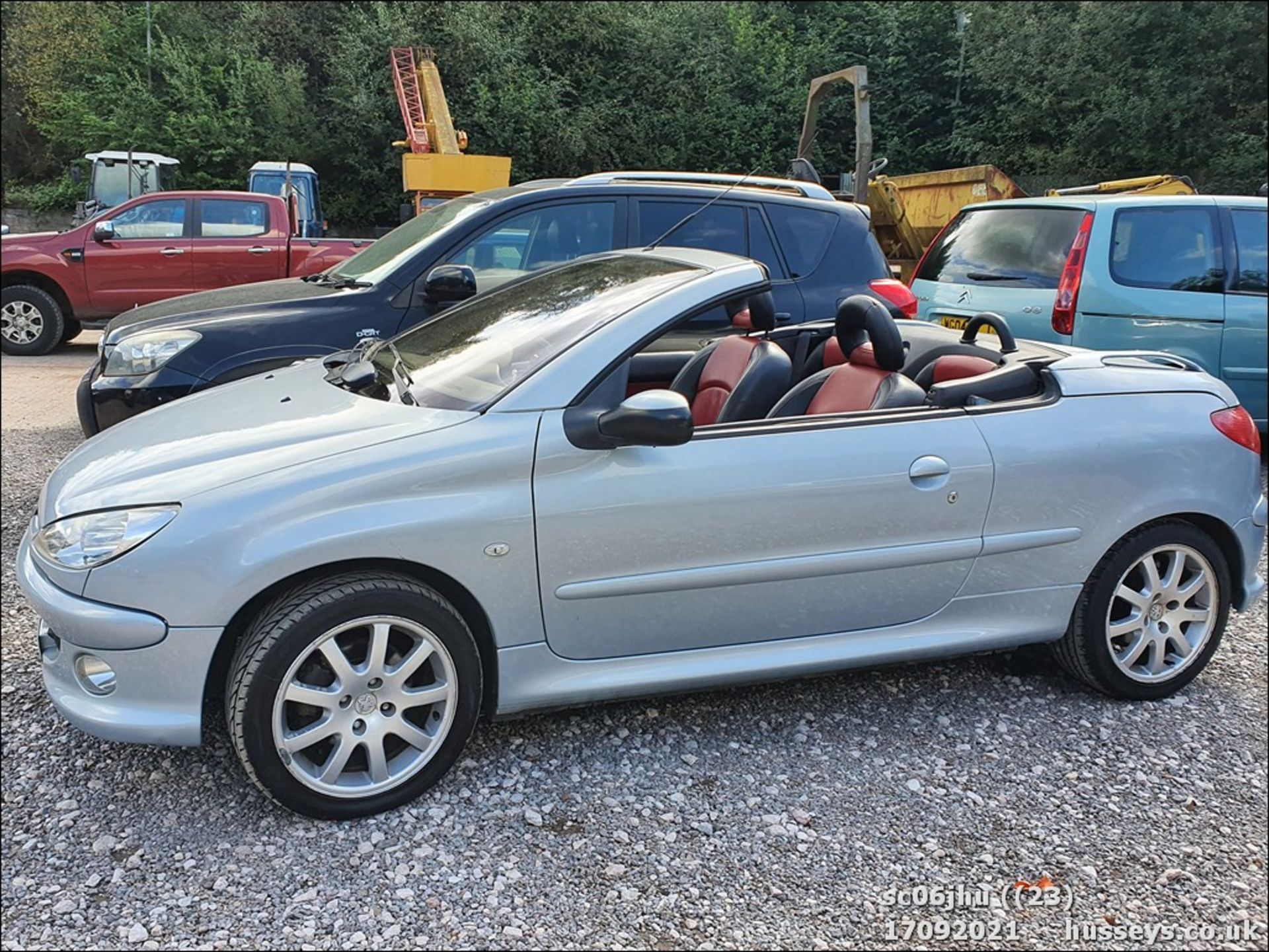 06/06 PEUGEOT 206 ALLURE CC - 1587cc 2dr Convertible (Silver, 84k)