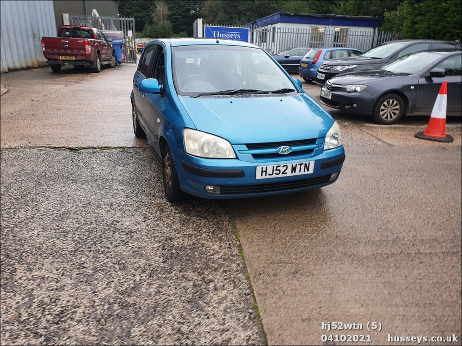 03/52 HYUNDAI GETZ CDX AUTO - 1341cc 5dr Hatchback (Blue, 54k) - Image 5 of 20