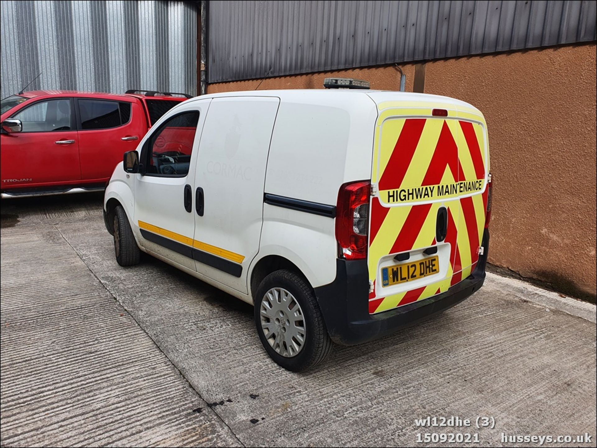 12/12 PEUGEOT BIPPER SE HDI - 1248cc 5dr Van (White, 113k) - Image 3 of 9