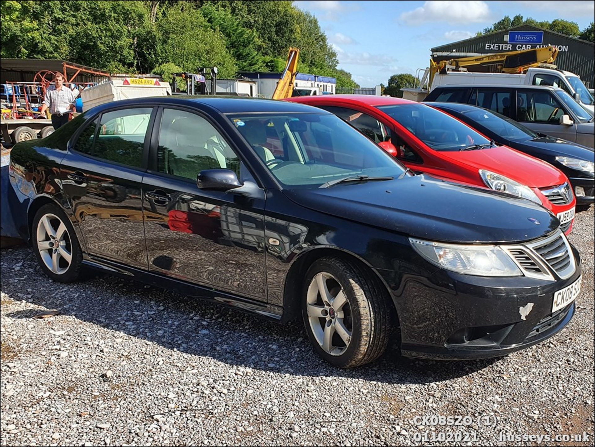 08/08 SAAB 9-3 LINEAR SE TID 120 - 1910cc 4dr Saloon (Black, 174k)