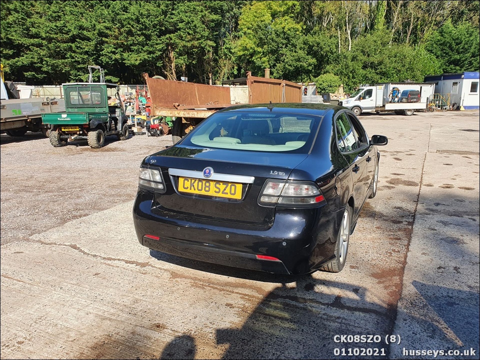 08/08 SAAB 9-3 LINEAR SE TID 120 - 1910cc 4dr Saloon (Black, 174k) - Image 8 of 13