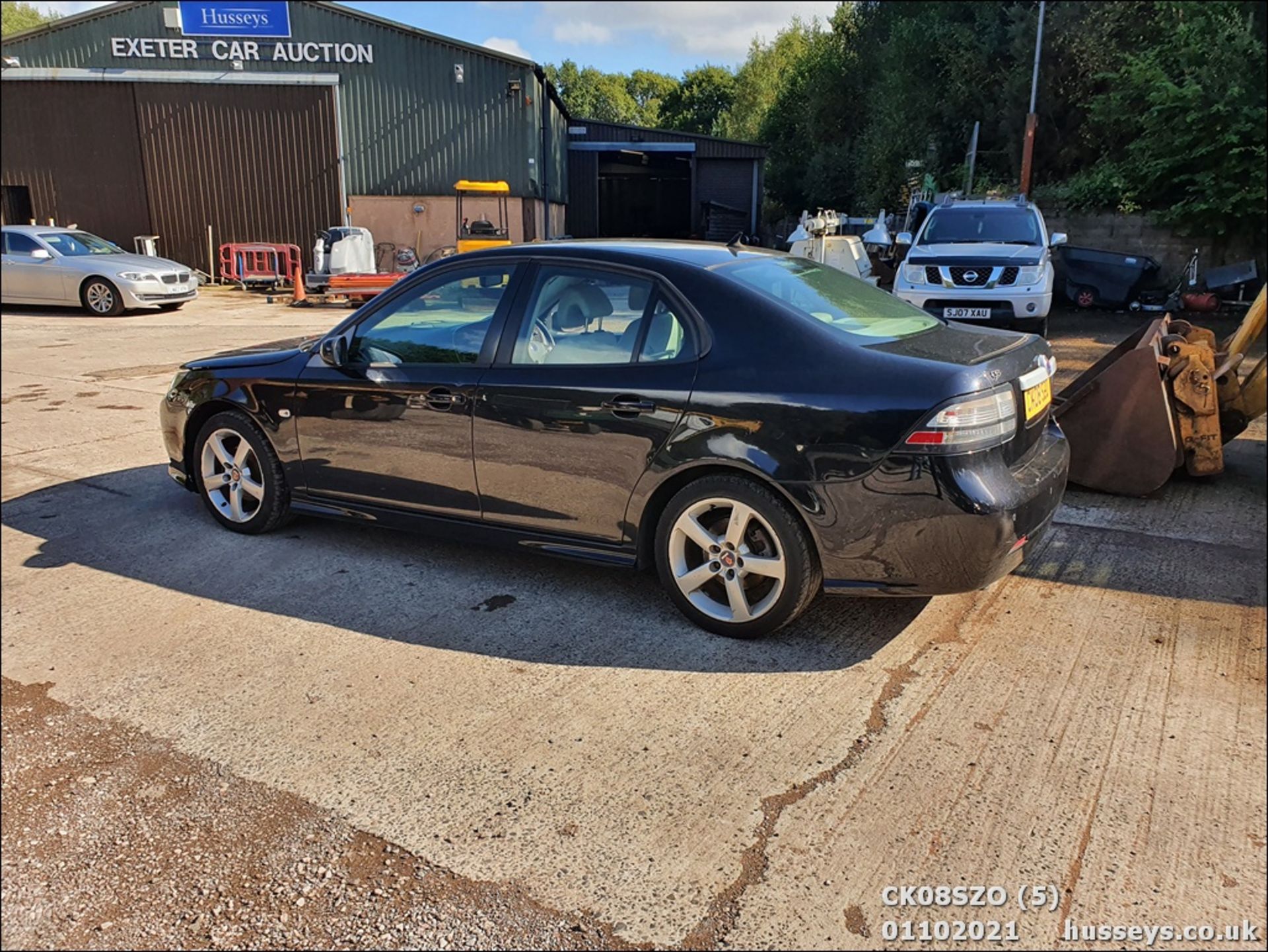 08/08 SAAB 9-3 LINEAR SE TID 120 - 1910cc 4dr Saloon (Black, 174k) - Image 4 of 13