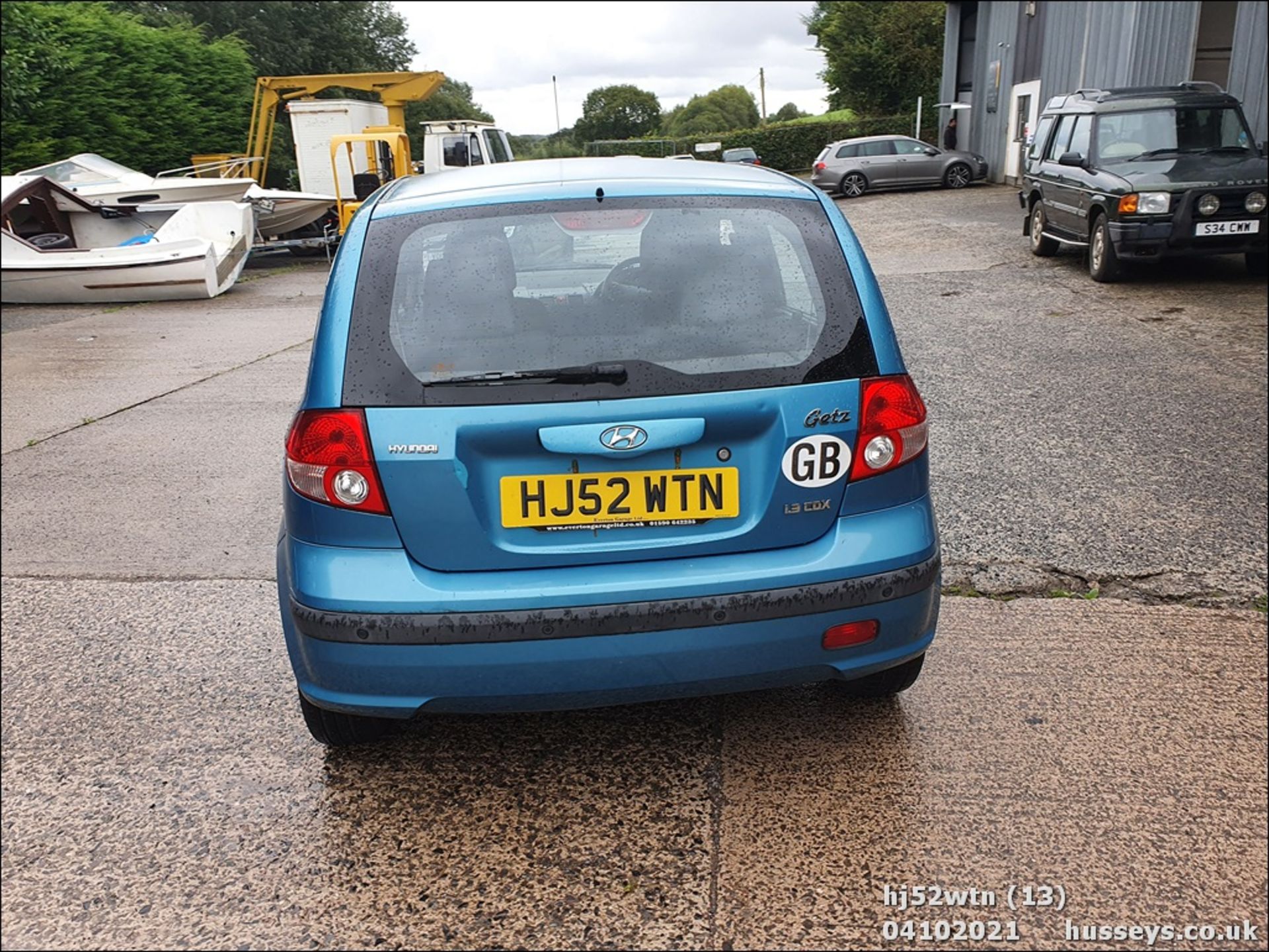 03/52 HYUNDAI GETZ CDX AUTO - 1341cc 5dr Hatchback (Blue, 54k) - Image 13 of 20