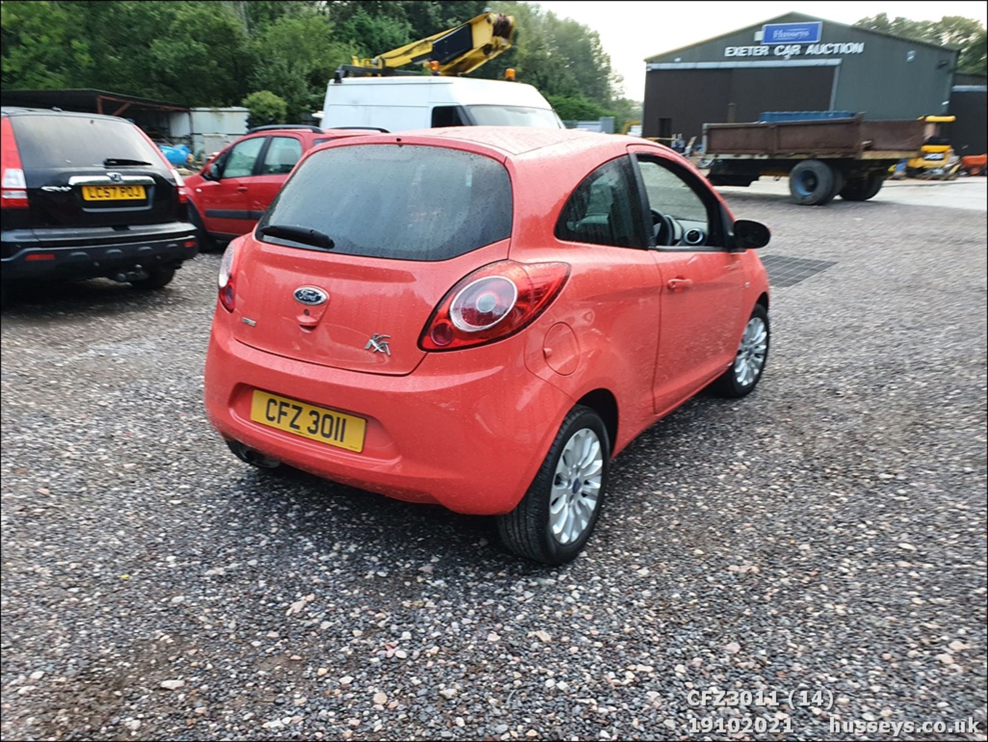 2010 FORD KA ZETEC TDCI - 1268cc 3dr Hatchback (Red, 67k) - Image 14 of 20