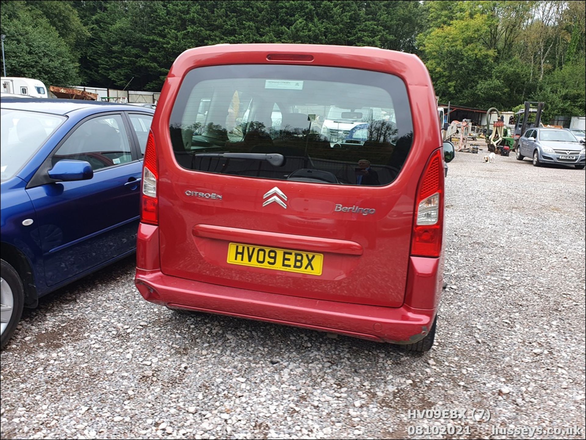 09/09 CITROEN BERLINGO M-SP VTR HDI 90 - 1560cc 5dr MPV (Red, 128k) - Image 7 of 14