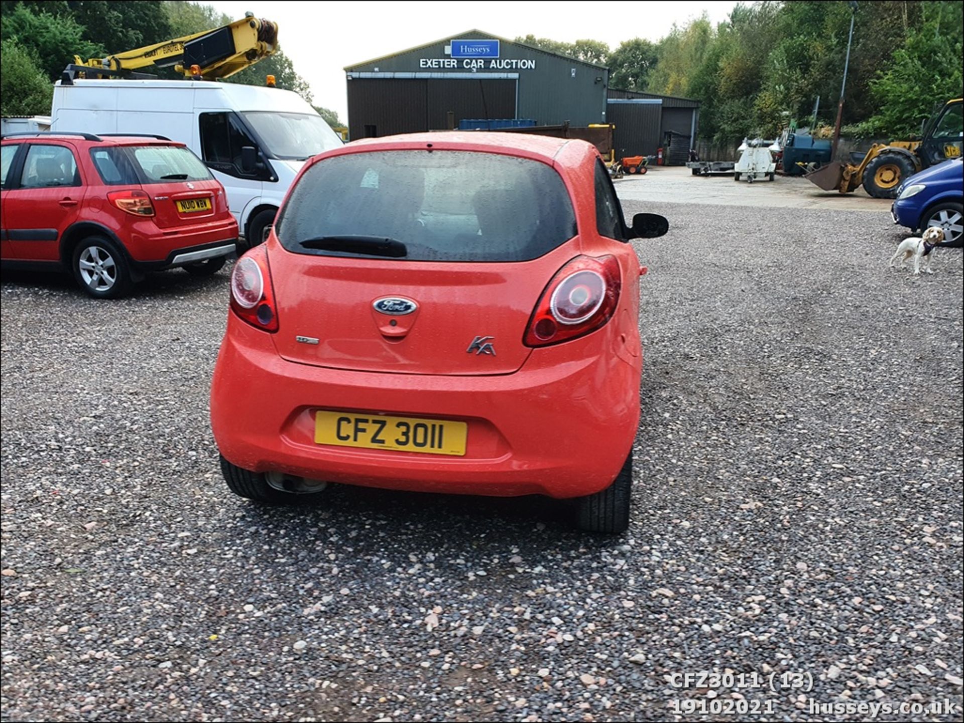 2010 FORD KA ZETEC TDCI - 1268cc 3dr Hatchback (Red, 67k) - Image 13 of 20