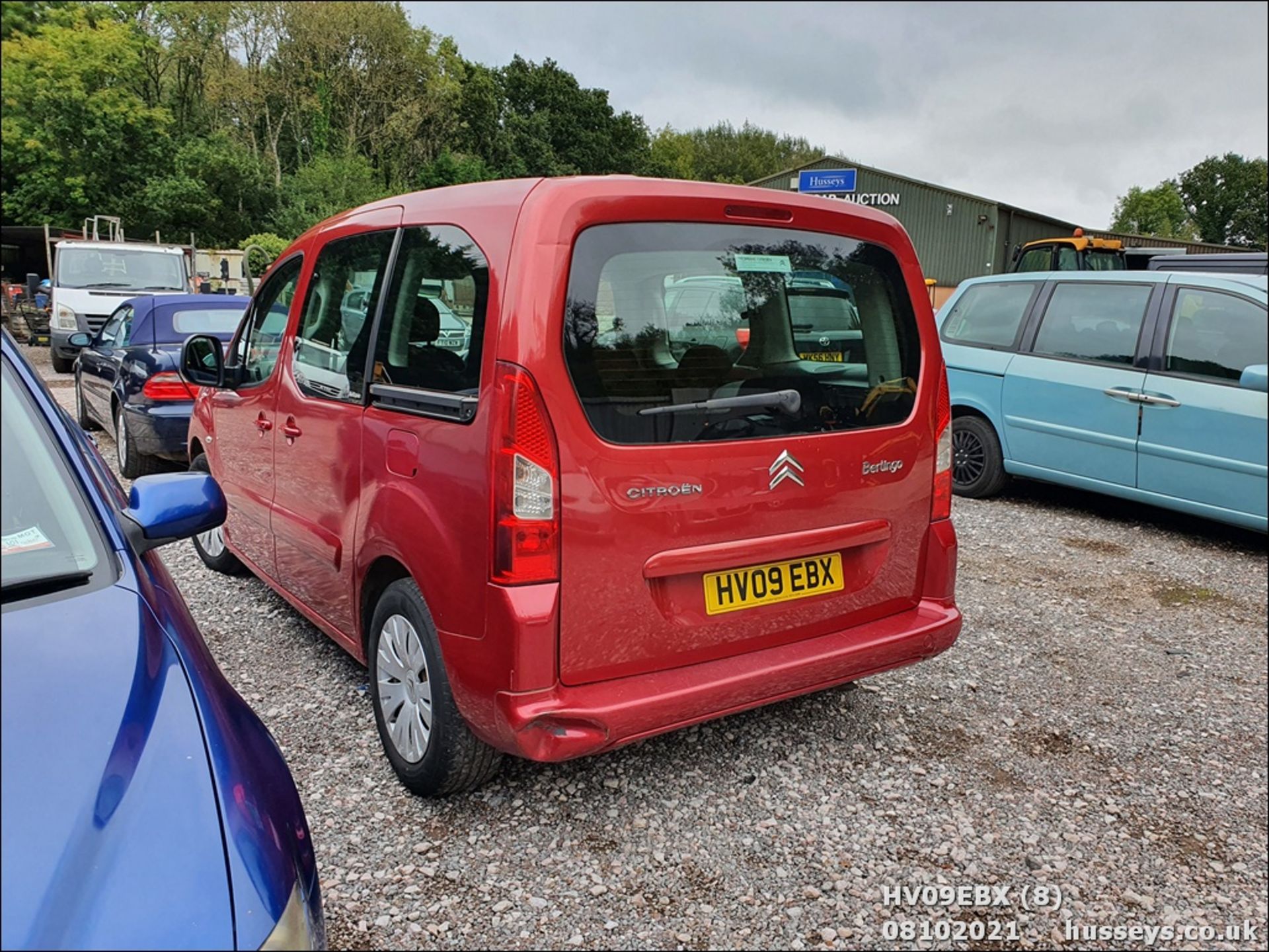 09/09 CITROEN BERLINGO M-SP VTR HDI 90 - 1560cc 5dr MPV (Red, 128k) - Image 8 of 14