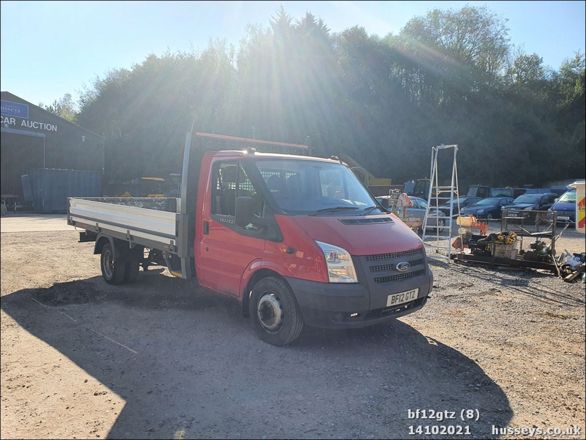 12/12 FORD TRANSIT T350 100 RWD DROPSIDE - 2198cc 2dr (Red) - Image 7 of 18