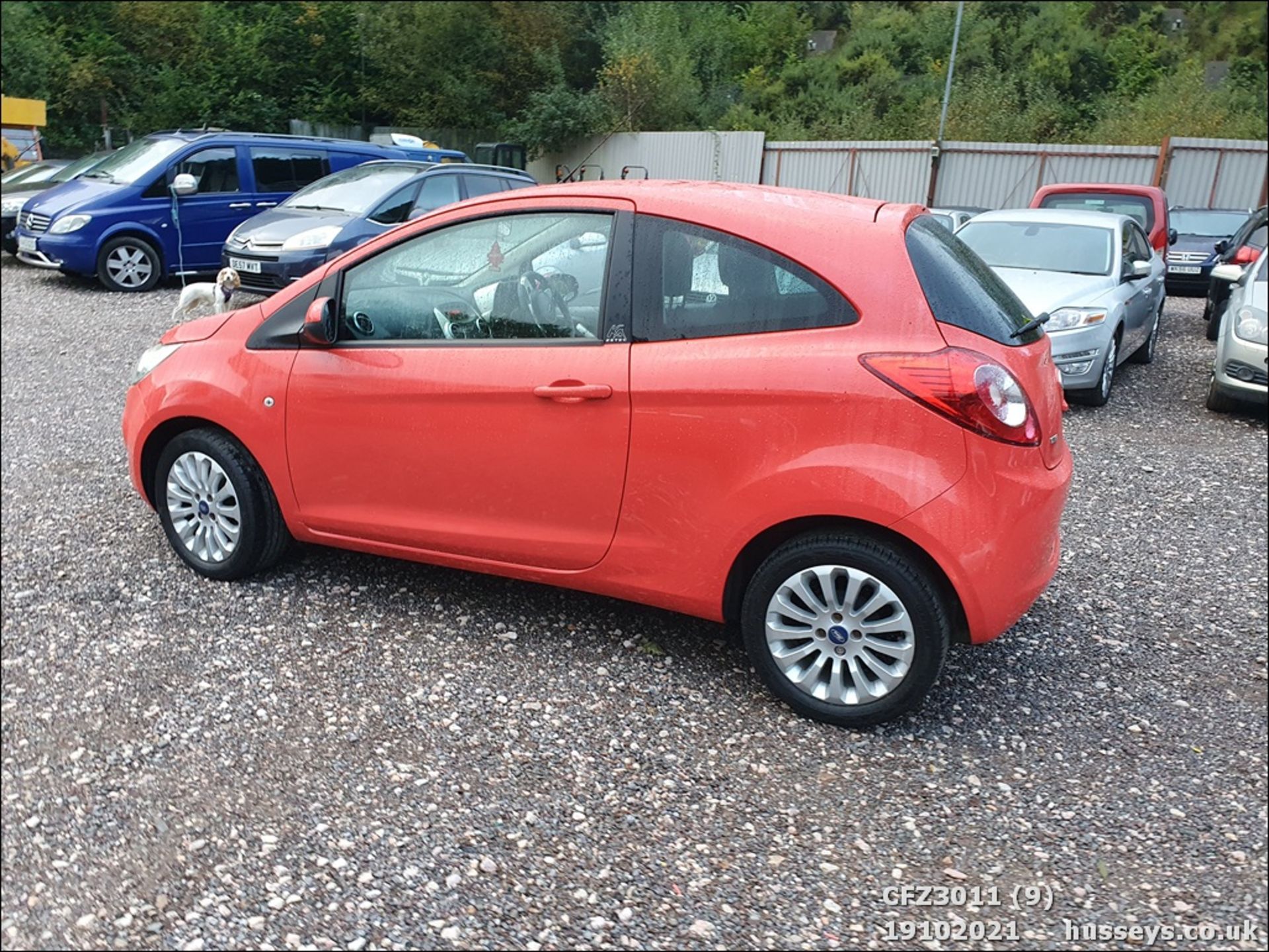 2010 FORD KA ZETEC TDCI - 1268cc 3dr Hatchback (Red, 67k) - Image 9 of 20