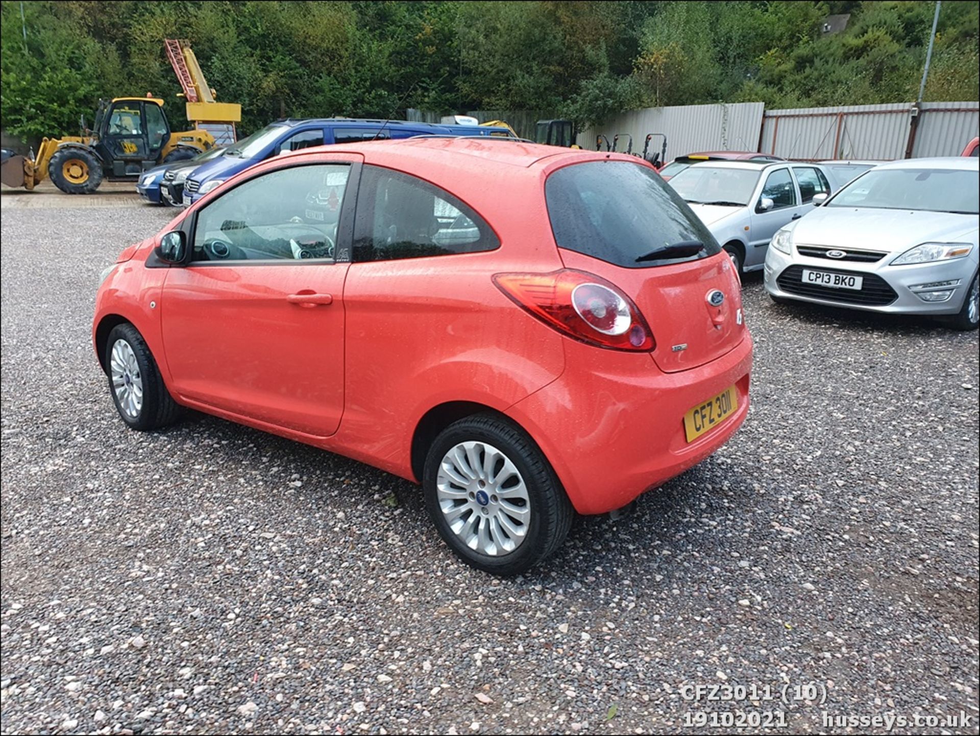 2010 FORD KA ZETEC TDCI - 1268cc 3dr Hatchback (Red, 67k) - Image 10 of 20