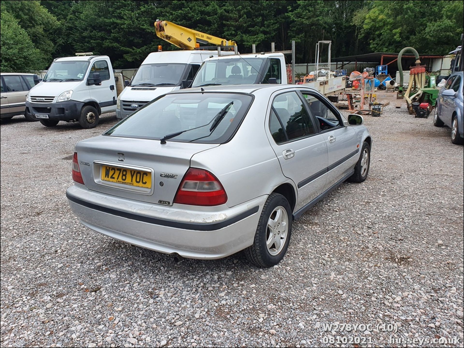 2000 HONDA CIVIC 1.4I S AUTO - 1396cc 5dr Hatchback (Silver, 91k) - Image 10 of 18