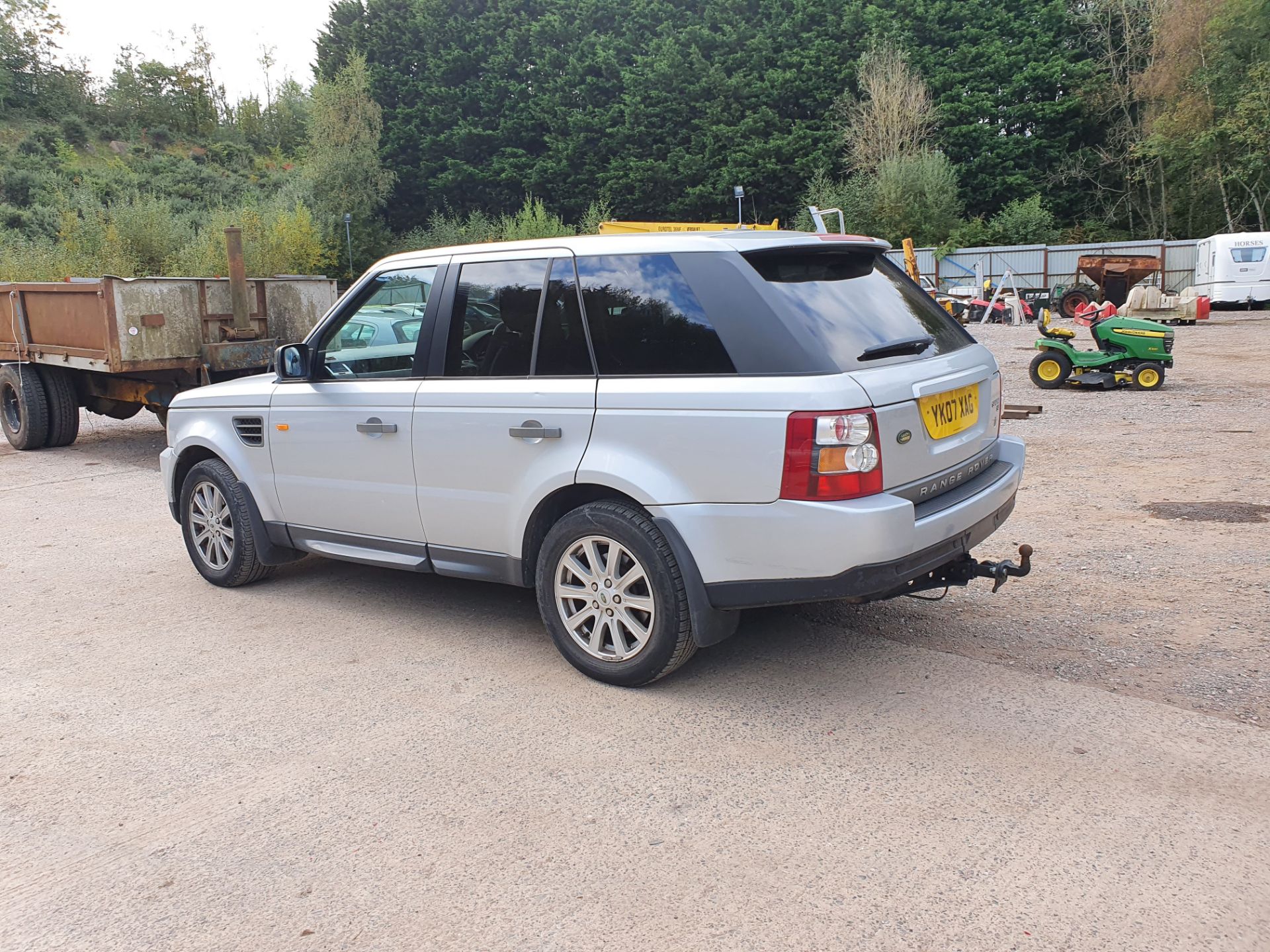 07/07 LAND ROVER RANGE ROVER SP SE TDV6 A - 2720cc 5dr Estate (Silver, 100k) - Image 10 of 27