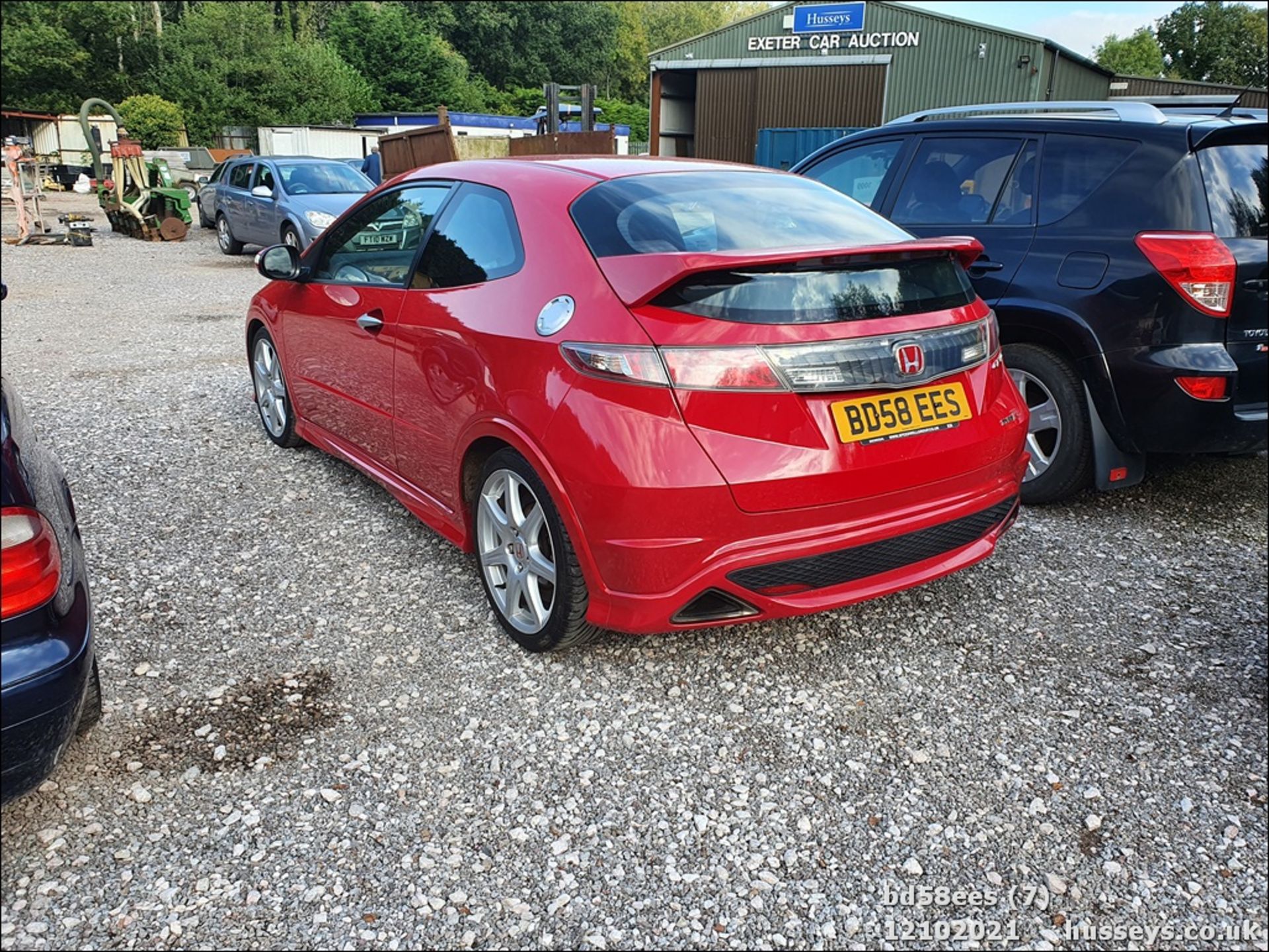 08/58 HONDA CIVIC TYPE-R GT I-VTEC - 1998cc 3dr Hatchback (Red, 82k) - Image 7 of 12