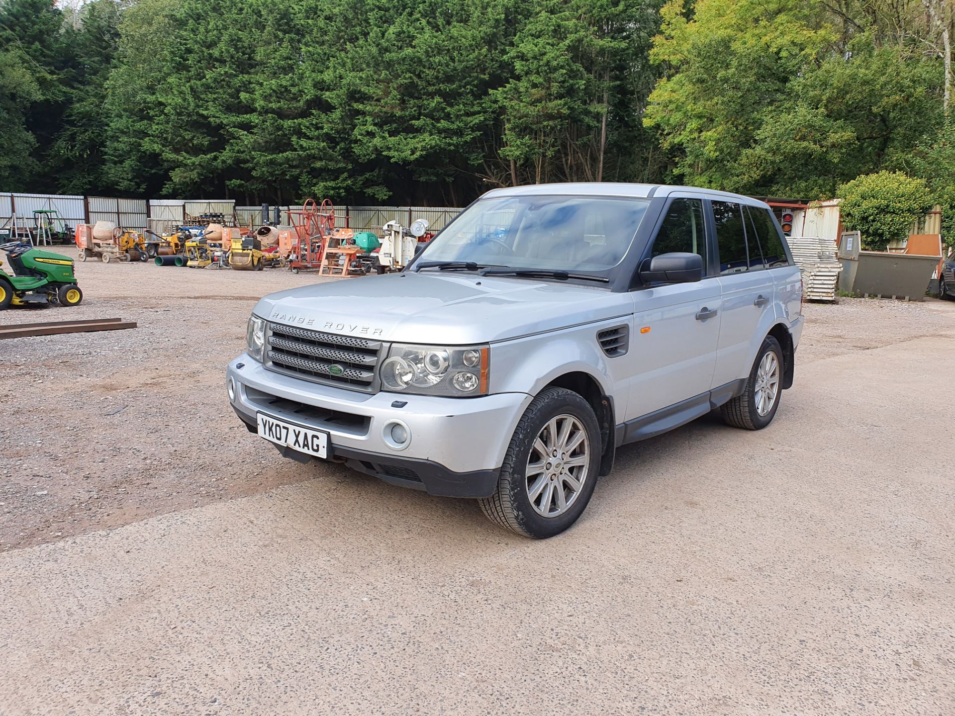 07/07 LAND ROVER RANGE ROVER SP SE TDV6 A - 2720cc 5dr Estate (Silver, 100k) - Image 4 of 27