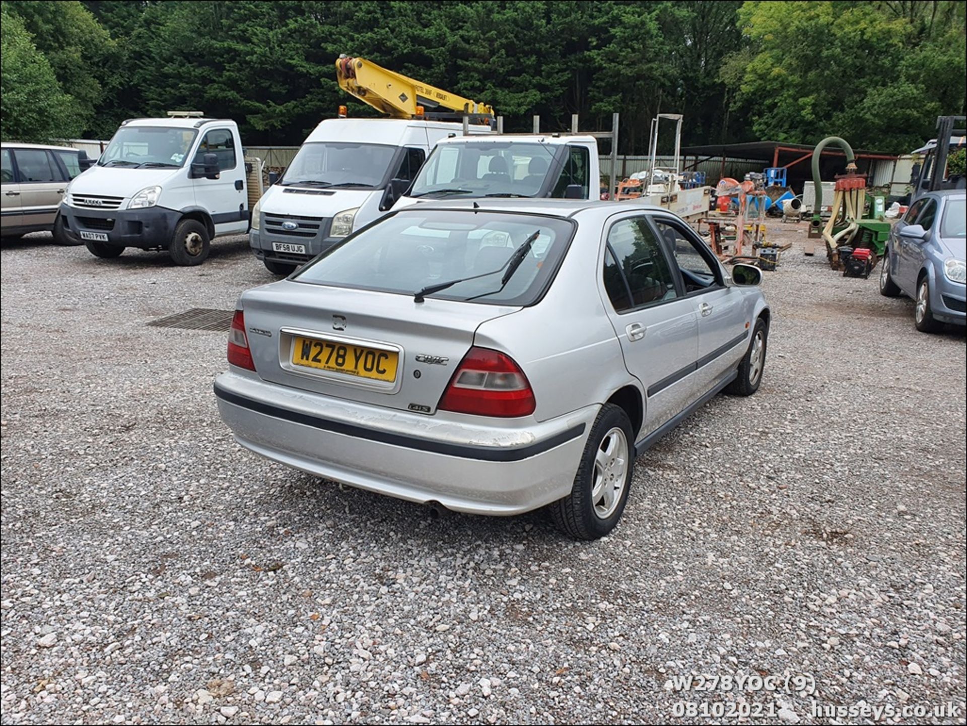 2000 HONDA CIVIC 1.4I S AUTO - 1396cc 5dr Hatchback (Silver, 91k) - Image 9 of 18