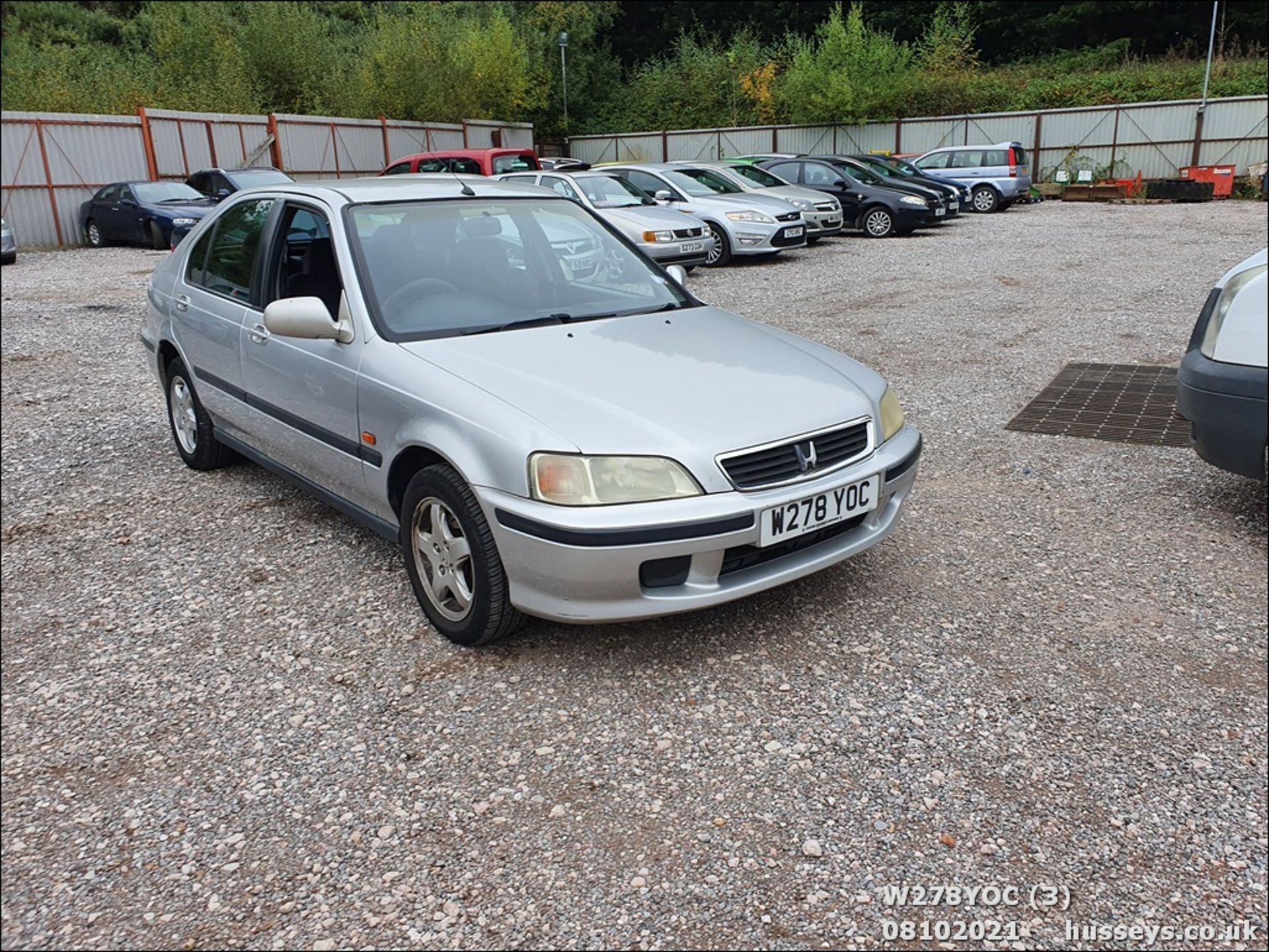 2000 HONDA CIVIC 1.4I S AUTO - 1396cc 5dr Hatchback (Silver, 91k) - Image 2 of 18