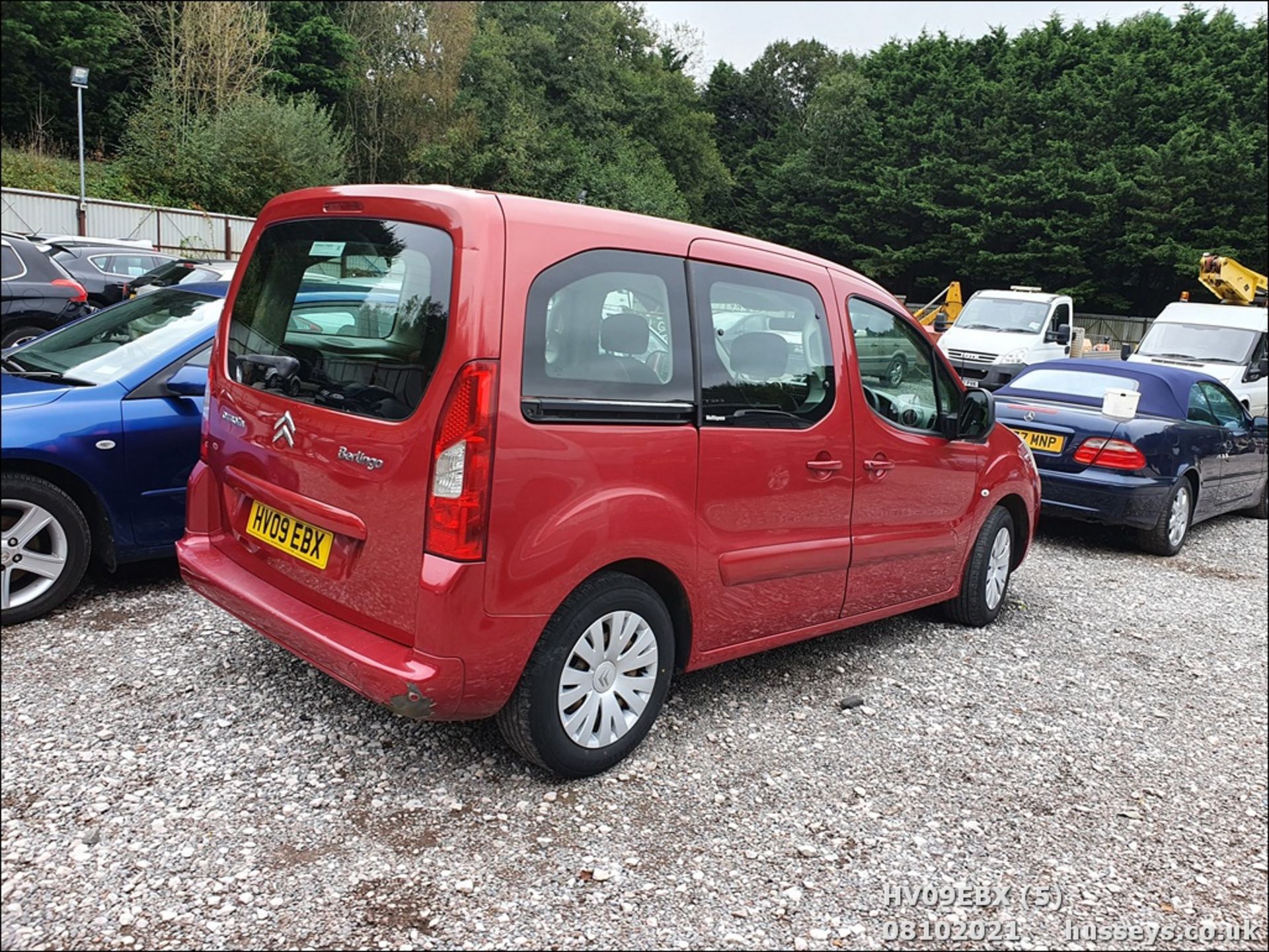 09/09 CITROEN BERLINGO M-SP VTR HDI 90 - 1560cc 5dr MPV (Red, 128k) - Image 4 of 14