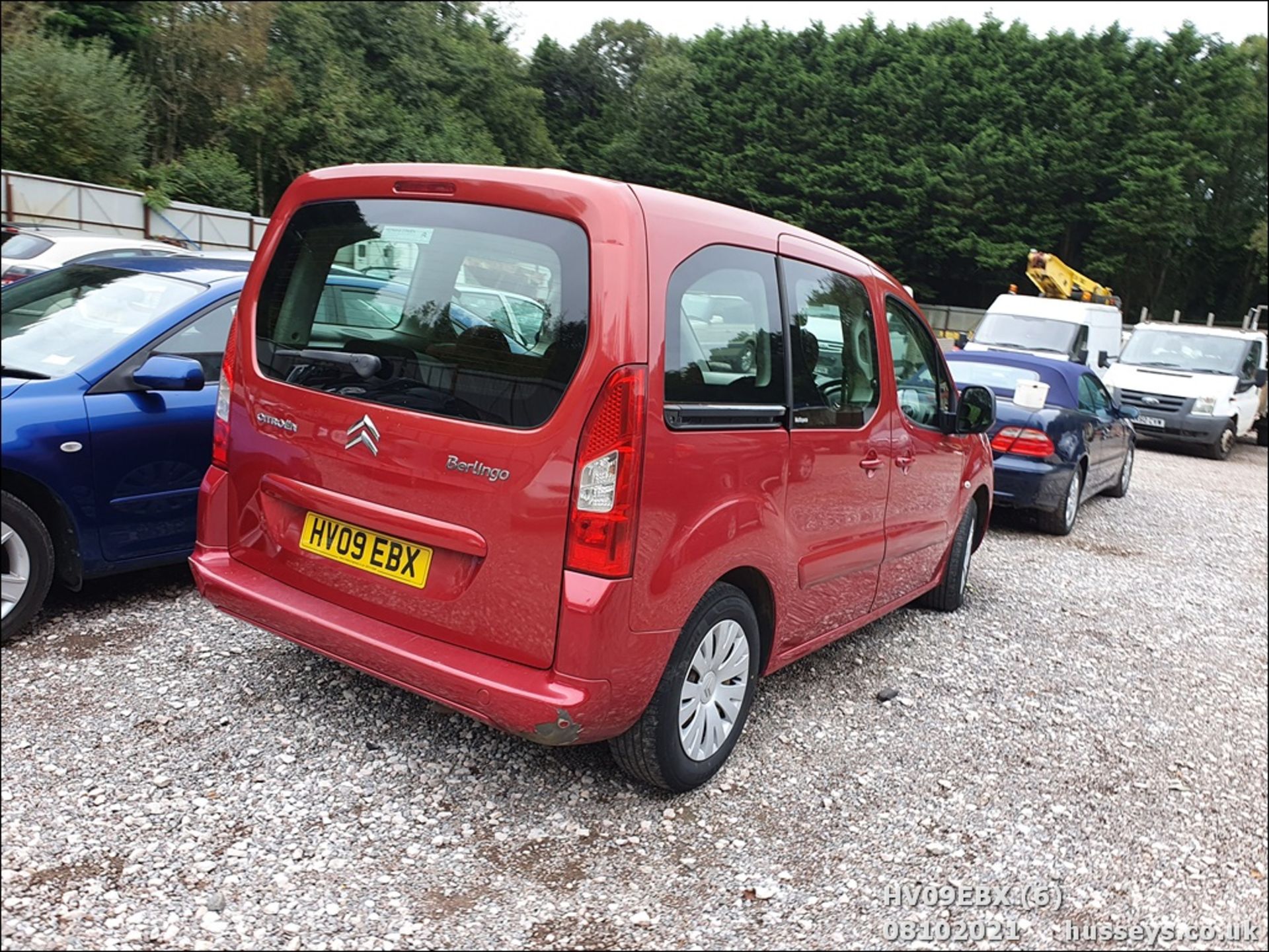 09/09 CITROEN BERLINGO M-SP VTR HDI 90 - 1560cc 5dr MPV (Red, 128k) - Image 6 of 14