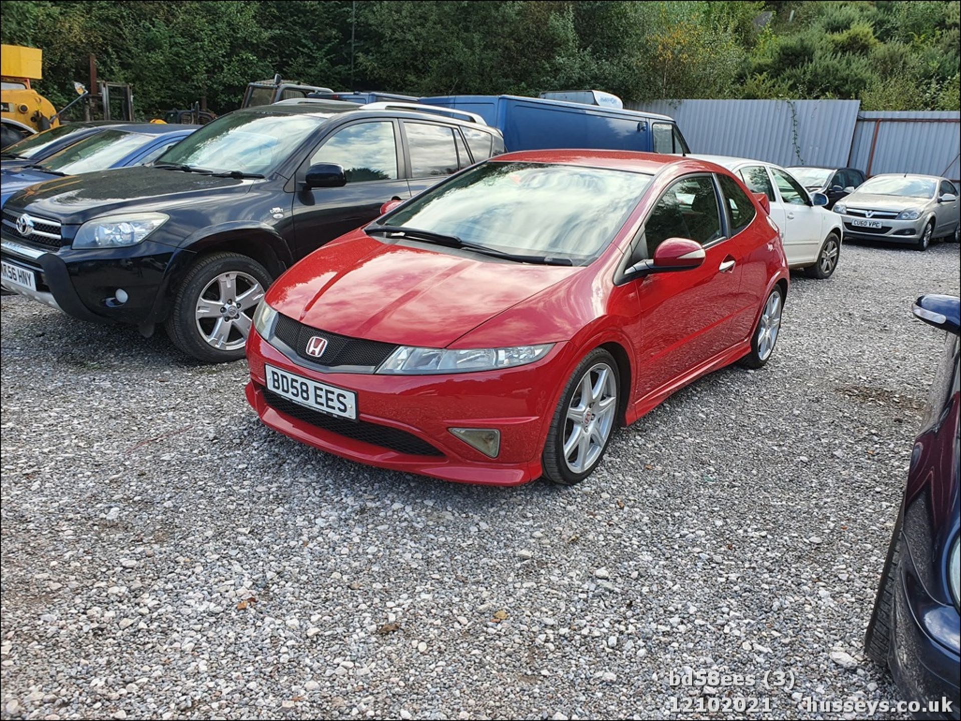 08/58 HONDA CIVIC TYPE-R GT I-VTEC - 1998cc 3dr Hatchback (Red, 82k) - Image 2 of 12