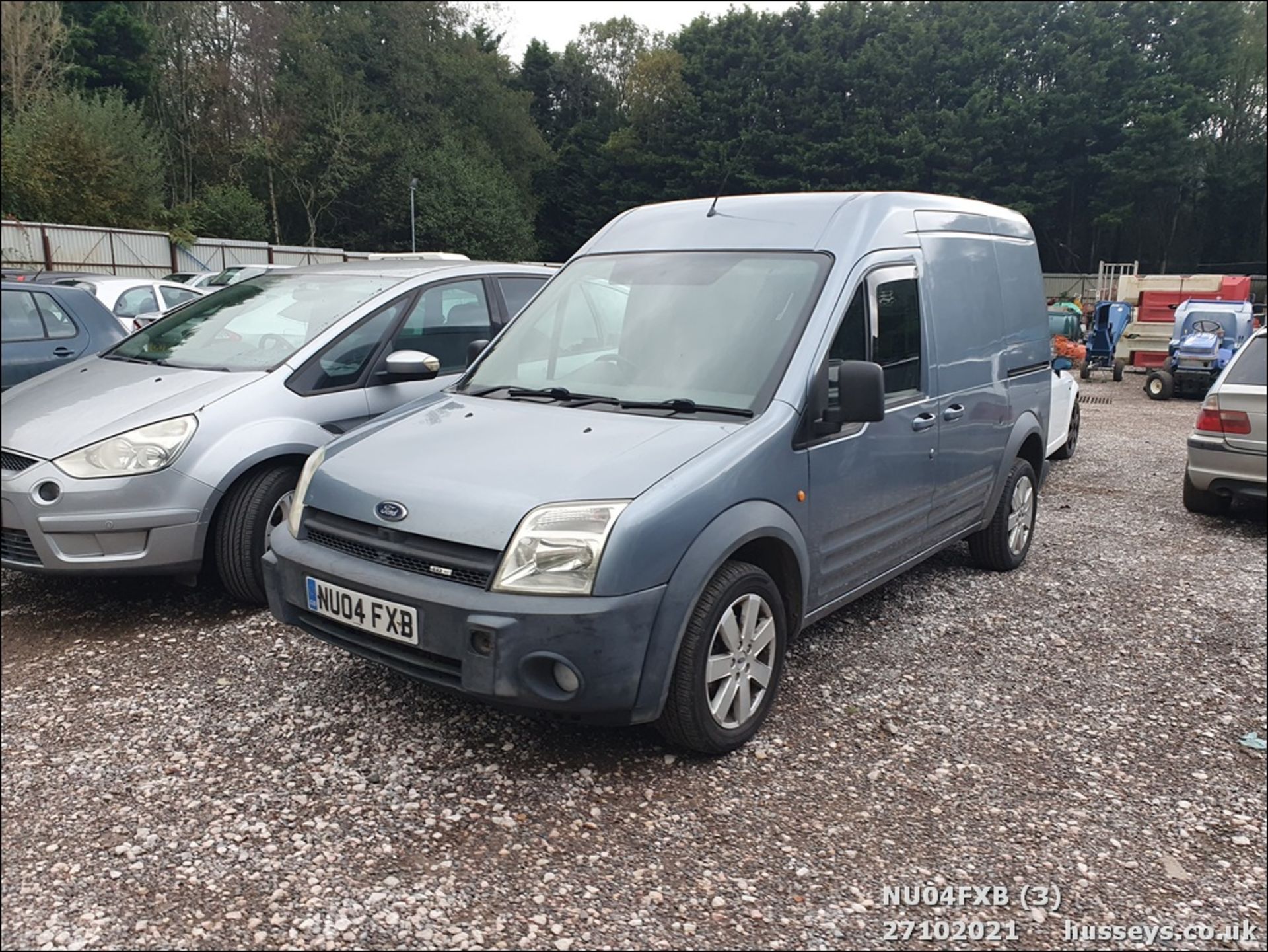 04/04 FORD TRAN CONNECT LX TDCI LWB - 1753cc 5dr Van (Blue) - Image 3 of 12