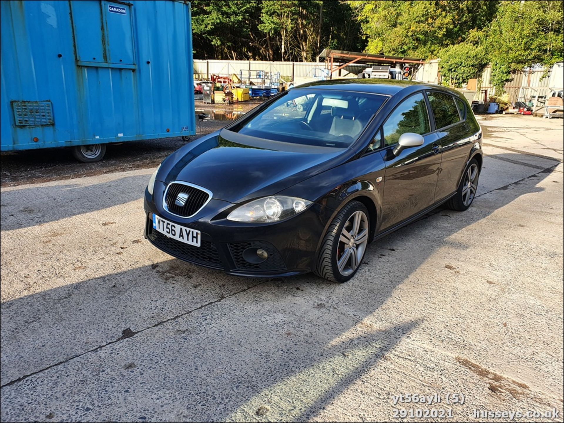 06/56 SEAT LEON FR TDI - 1968cc 5dr Hatchback (Black, 206k) - Image 4 of 17