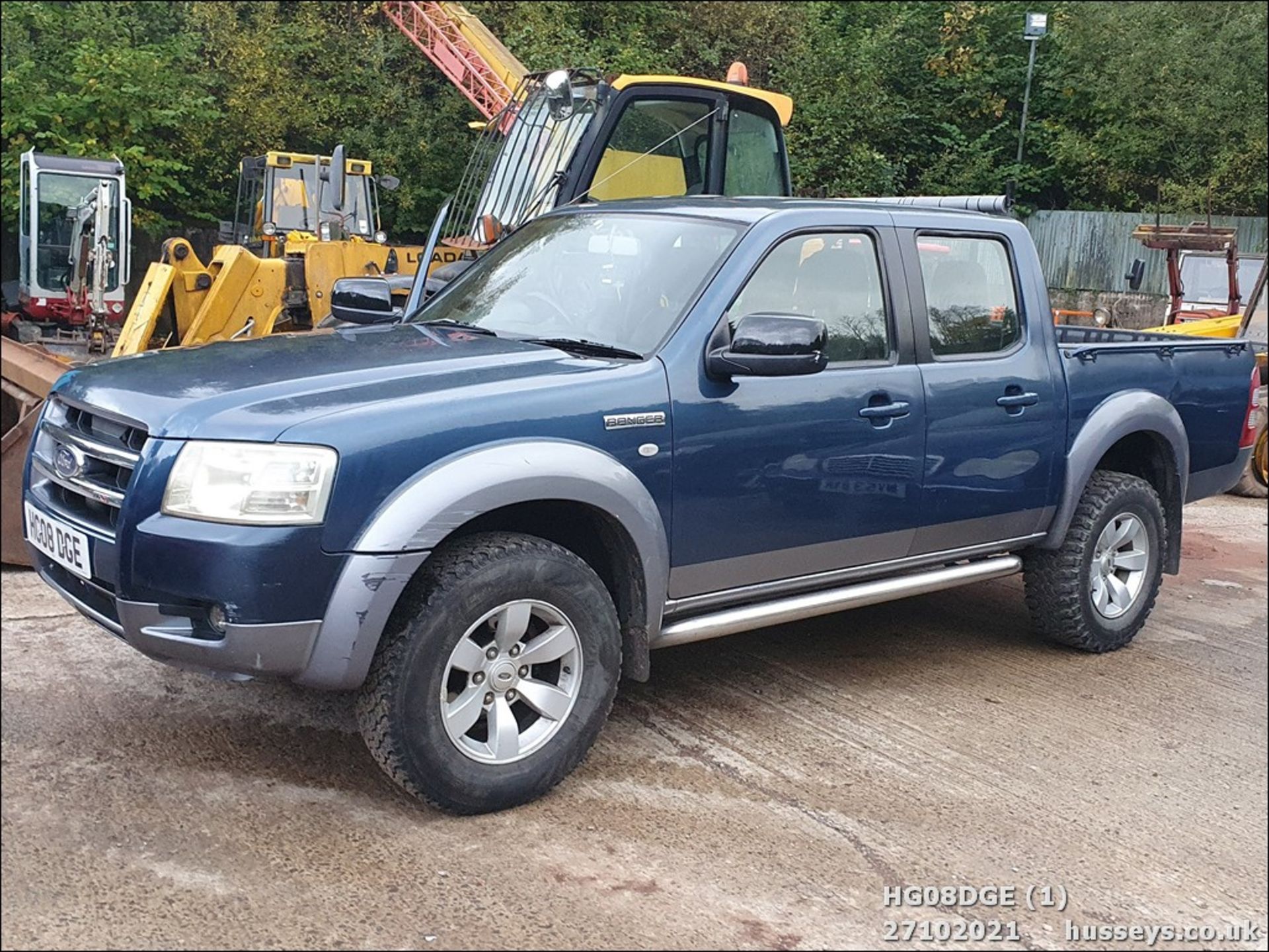 08/08 FORD RANGER XLT D/C 4WD - 2500cc 4x4 (Blue/grey) - Image 2 of 13