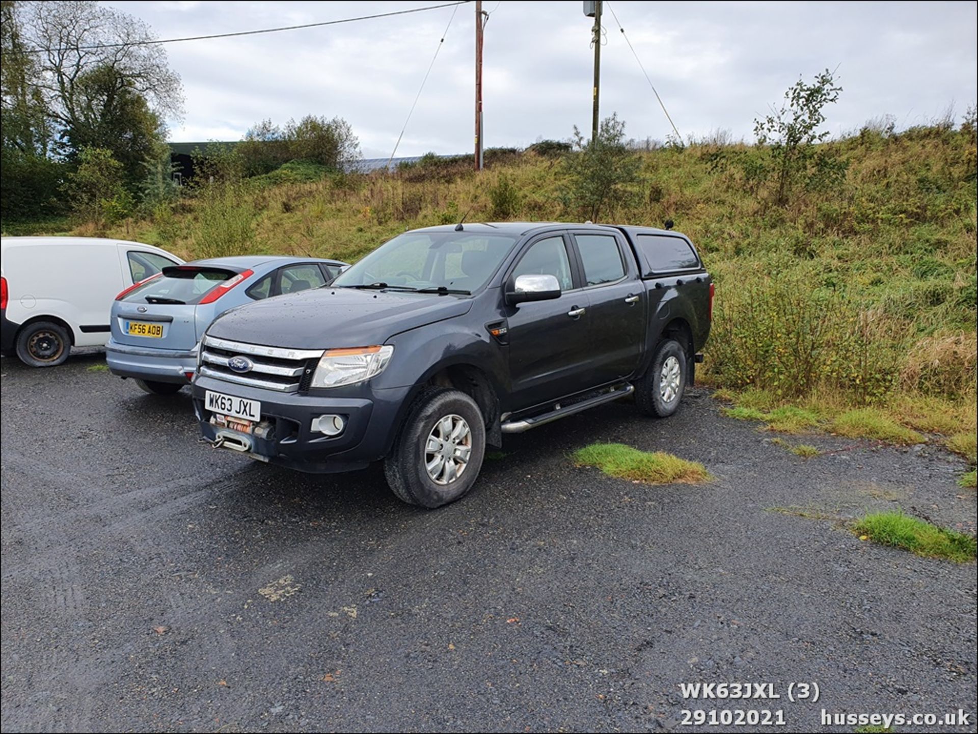 13/63 FORD RANGER XLT 4X4 TDCI - 2198cc 2dr Pickup (Grey, 60k) - Image 4 of 22