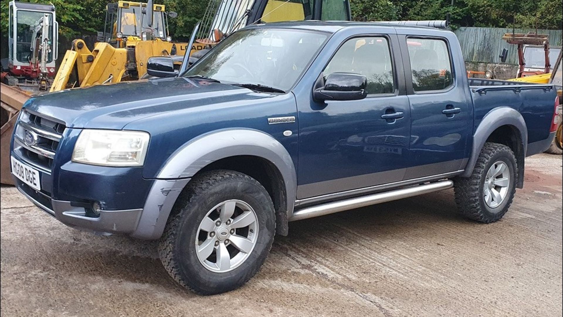 08/08 FORD RANGER XLT D/C 4WD - 2500cc 4x4 (Blue/grey)