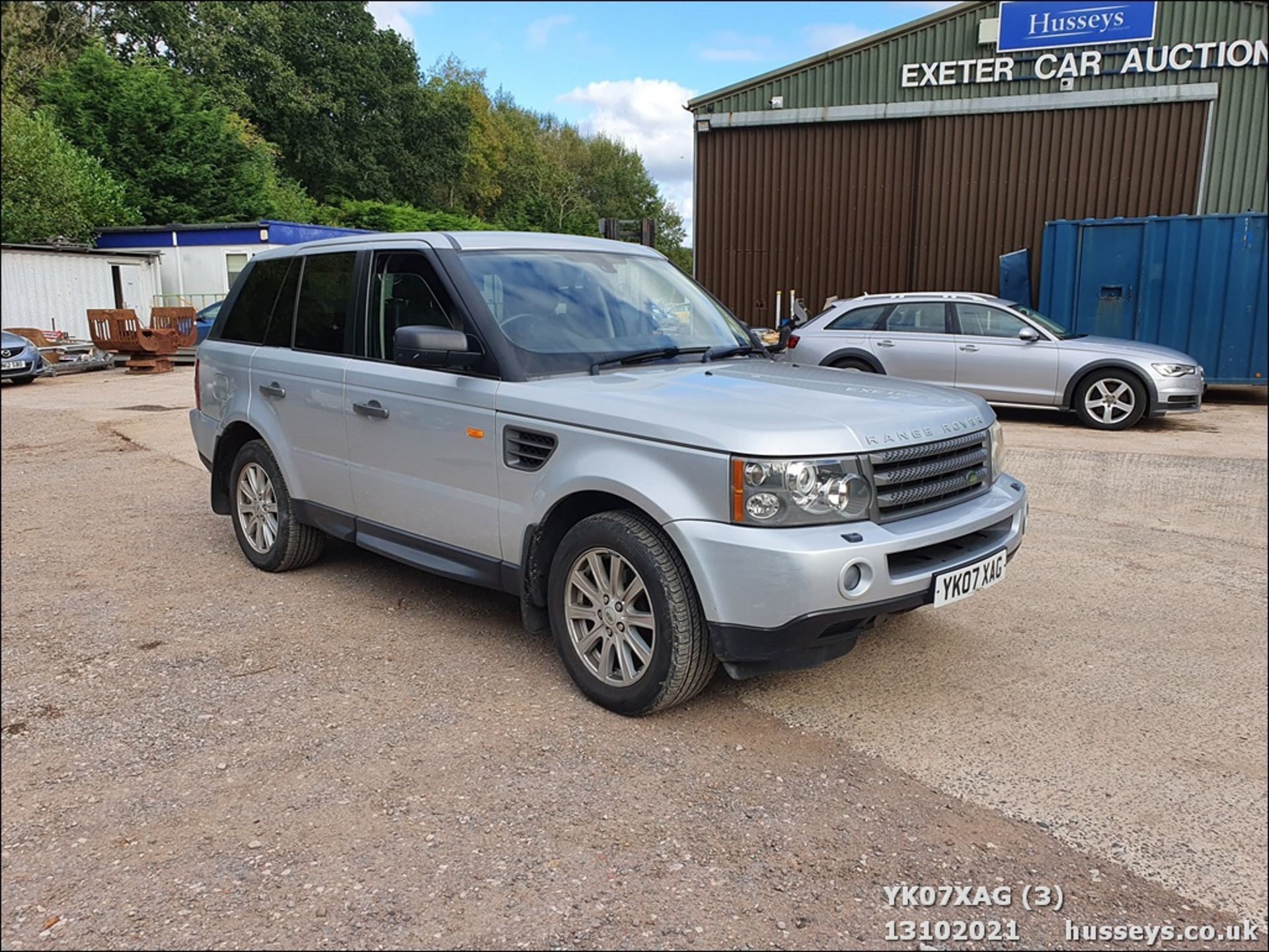 07/07 LAND ROVER RANGE ROVER SP SE TDV6 A - 2720cc 5dr Estate (Silver, 100k) - Image 3 of 27