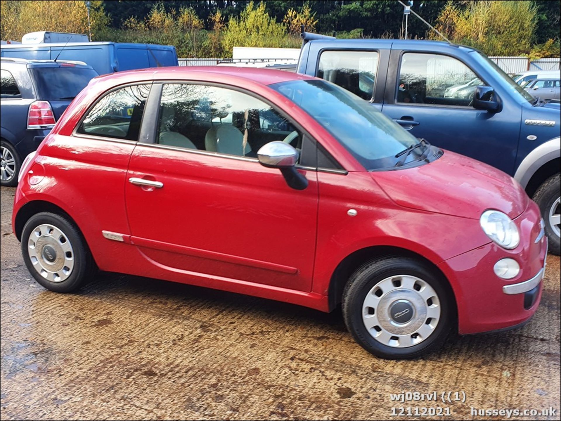 08/08 FIAT 500 POP RHD - 1242cc 3dr Hatchback (Red, 115k)