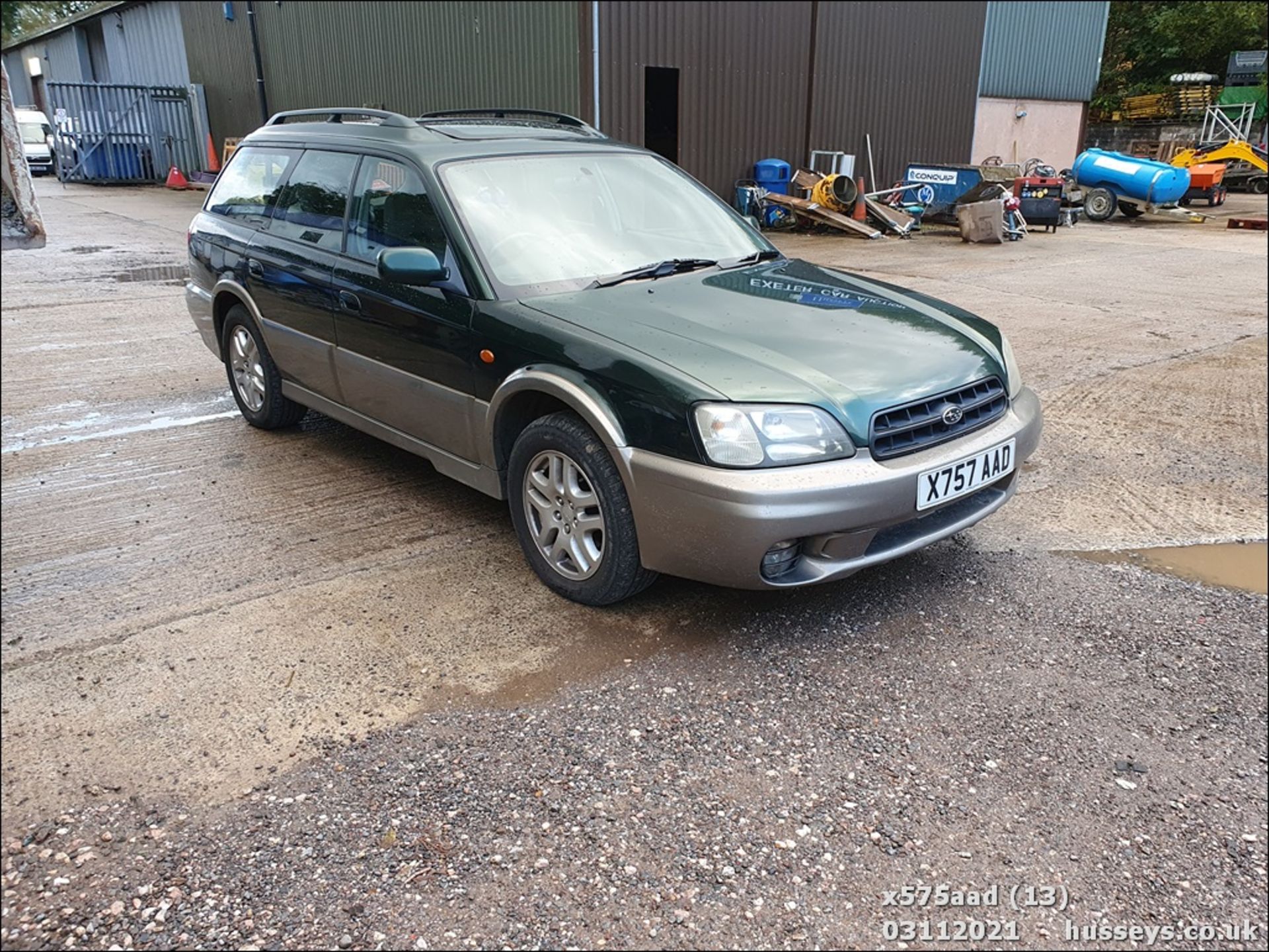 2000 SUBARU LEGACY OUTBACK AWD AUTO - 2457cc 5dr Estate (Green/grey, 93k) - Image 13 of 19