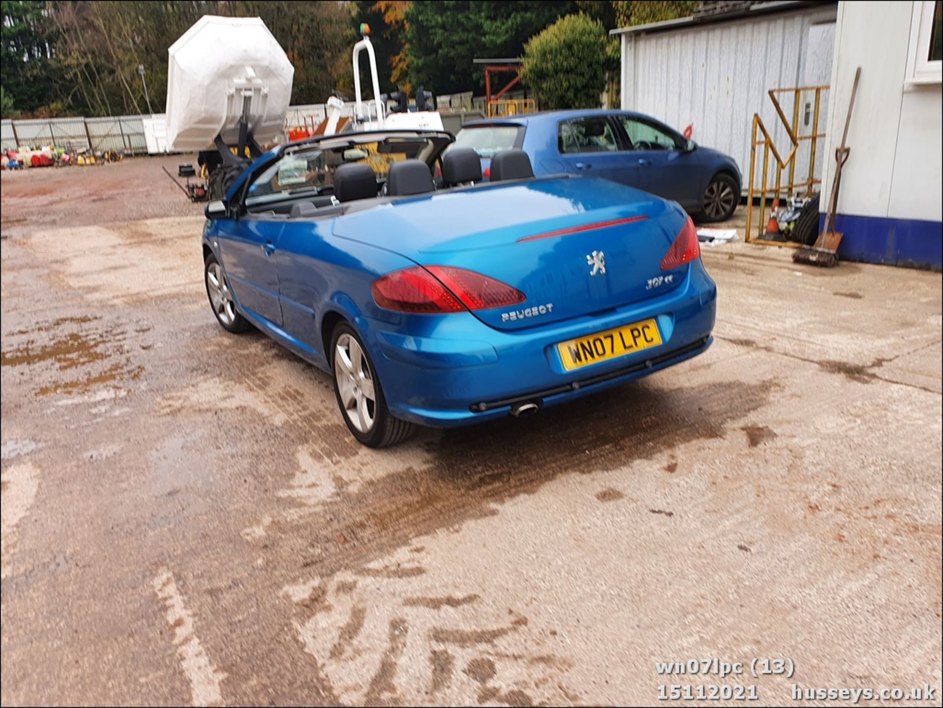 07/07 PEUGEOT 307 SPORT CC - 1997cc 2dr Convertible (Blue, 139k) - Image 13 of 27