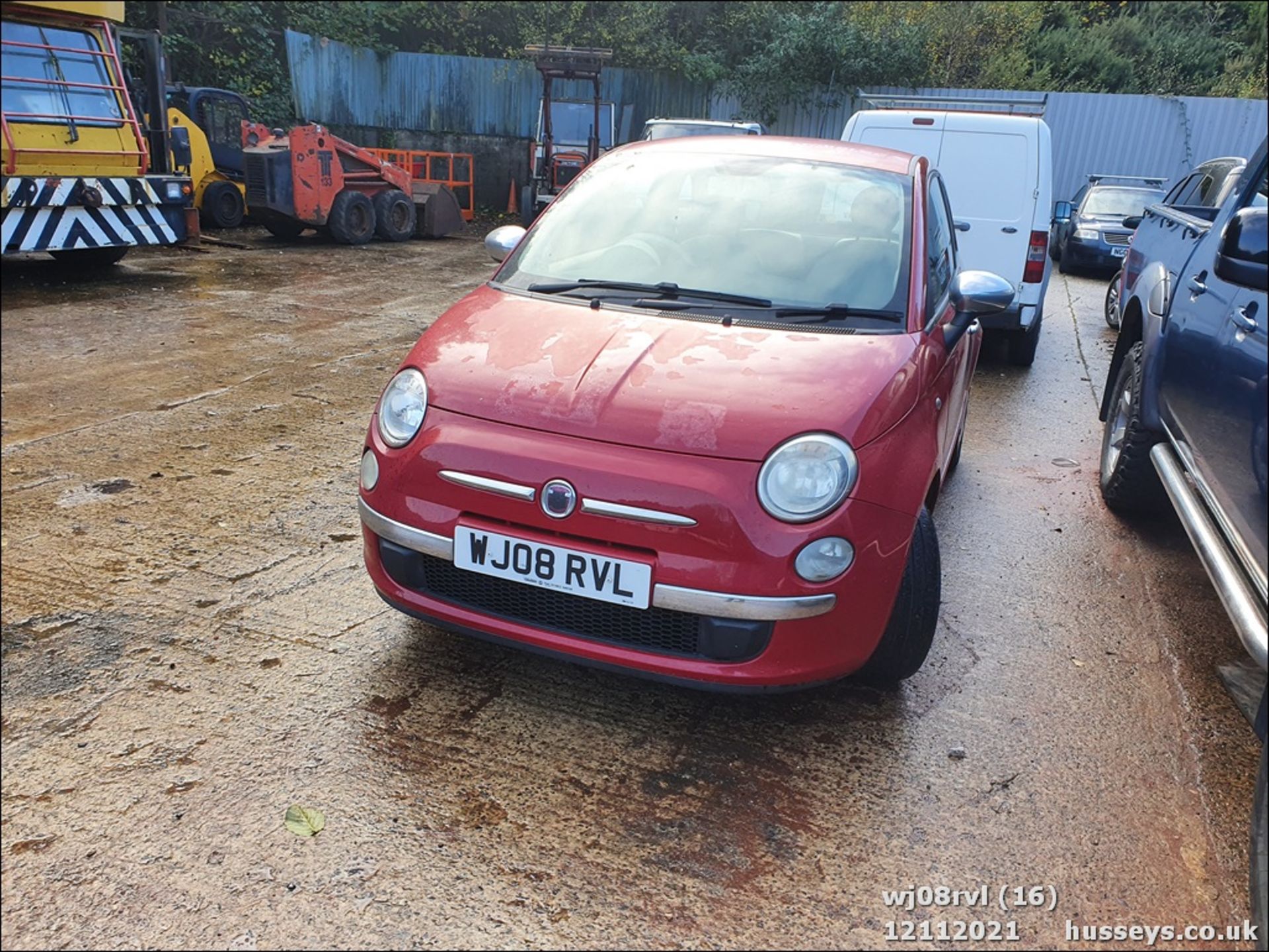 08/08 FIAT 500 POP RHD - 1242cc 3dr Hatchback (Red, 115k) - Image 16 of 25