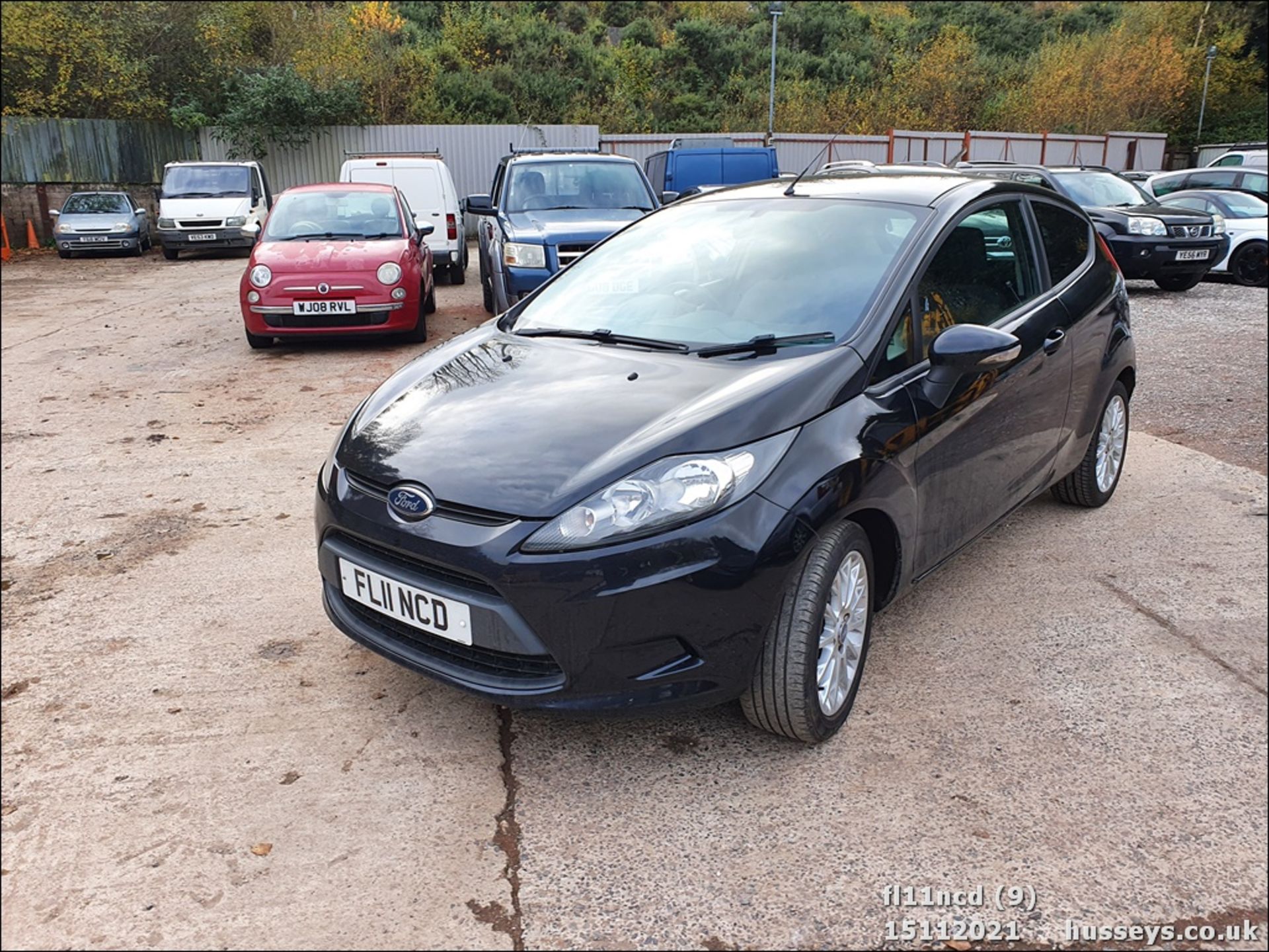 11/11 FORD FIESTA EDGE TDCI 70 - 1399cc 3dr Hatchback (Black, 154k) - Image 9 of 27