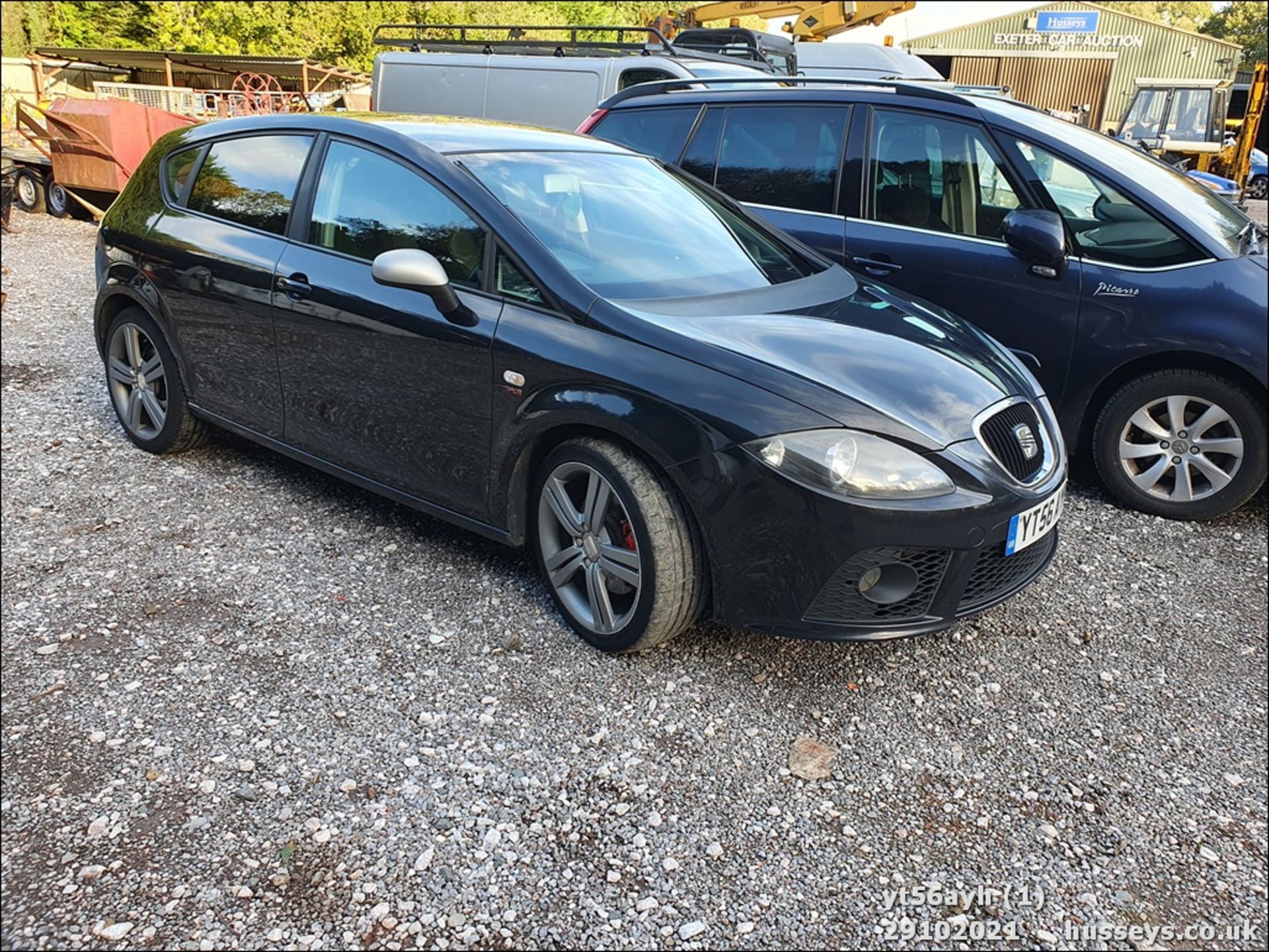 06/56 SEAT LEON FR TDI - 1968cc 5dr Hatchback (Black, 206k) - Image 2 of 17