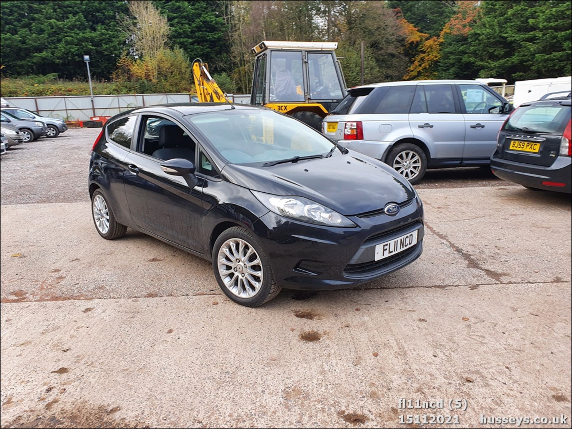 11/11 FORD FIESTA EDGE TDCI 70 - 1399cc 3dr Hatchback (Black, 154k) - Image 5 of 27