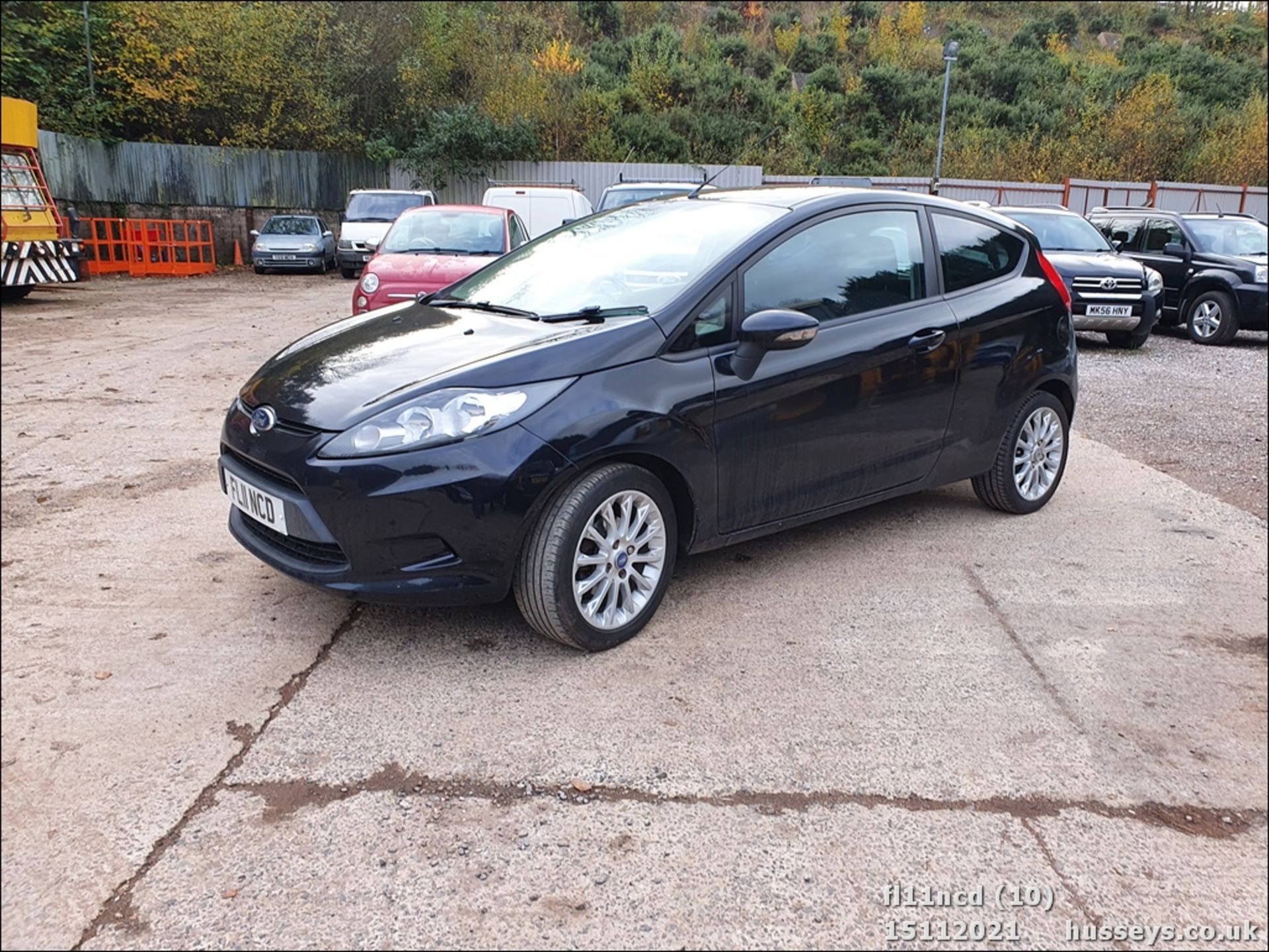 11/11 FORD FIESTA EDGE TDCI 70 - 1399cc 3dr Hatchback (Black, 154k) - Image 10 of 27