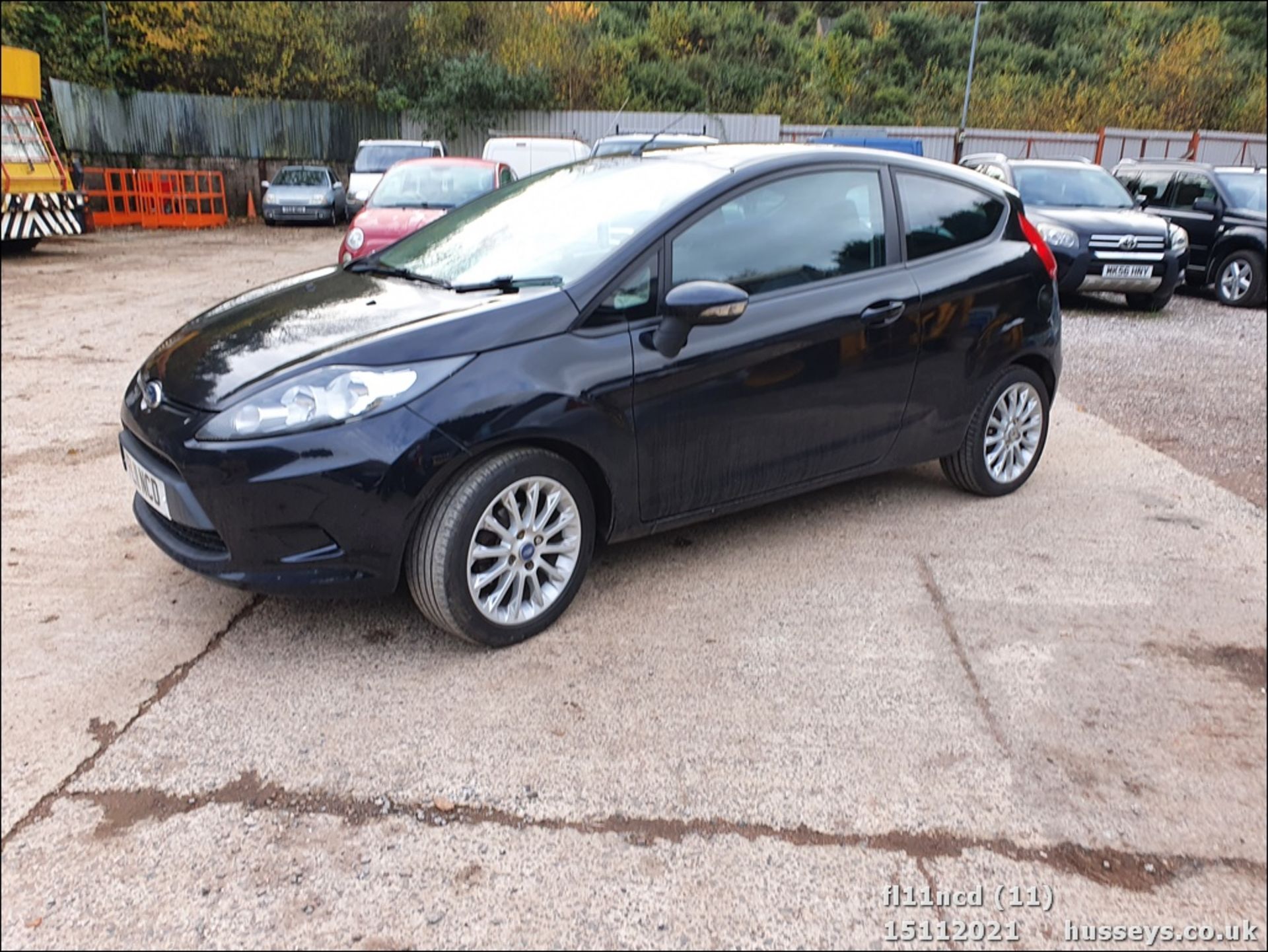 11/11 FORD FIESTA EDGE TDCI 70 - 1399cc 3dr Hatchback (Black, 154k) - Image 11 of 27