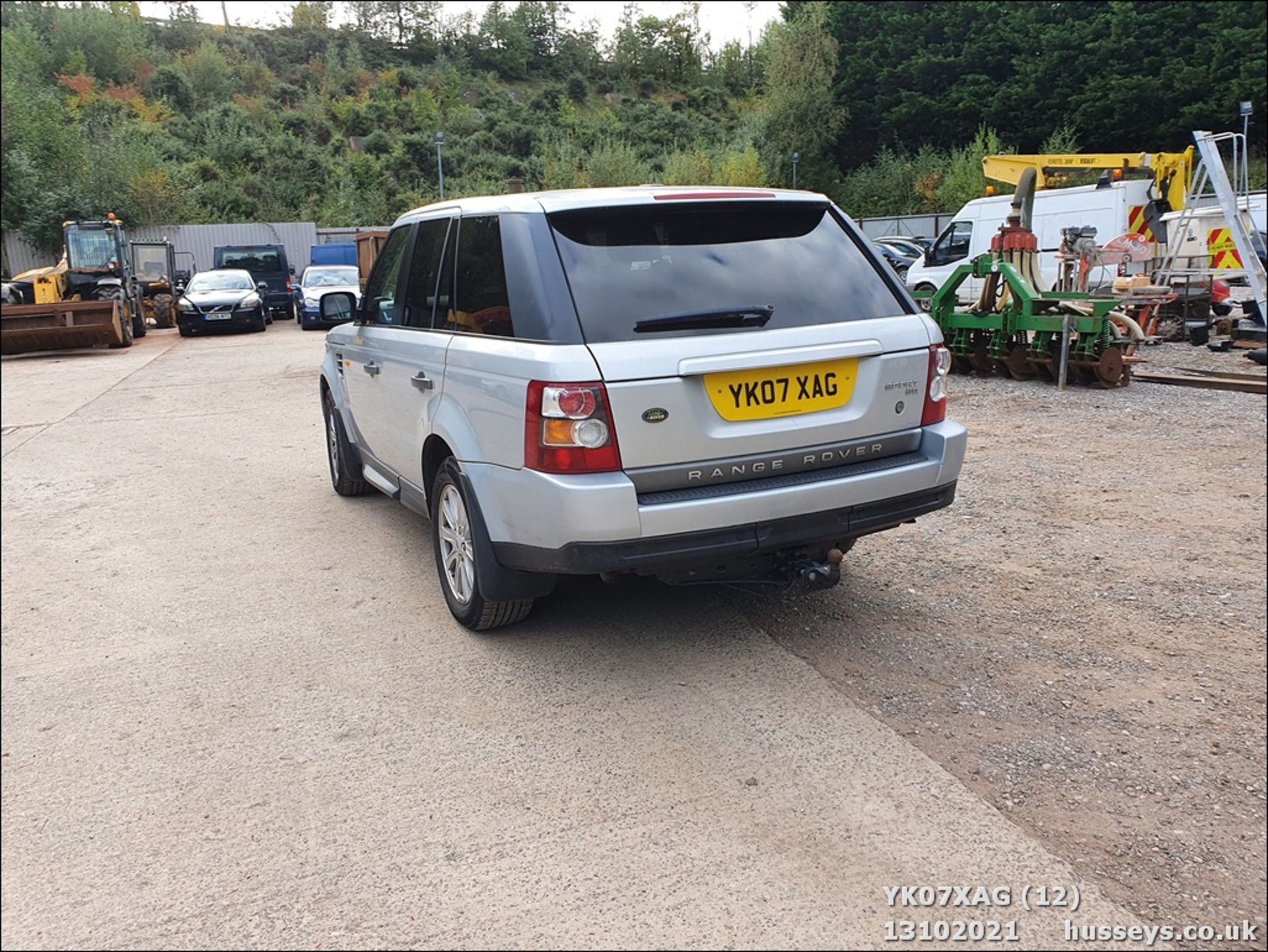 07/07 LAND ROVER RANGE ROVER SP SE TDV6 A - 2720cc 5dr Estate (Silver, 100k) - Image 12 of 27