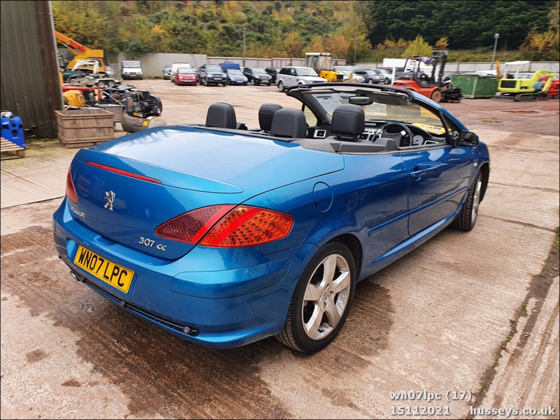 07/07 PEUGEOT 307 SPORT CC - 1997cc 2dr Convertible (Blue, 139k) - Image 17 of 27